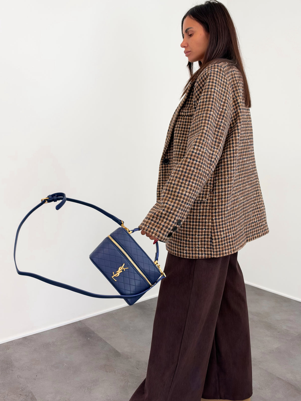Cappotto Blazer PDP - Blu Marrone