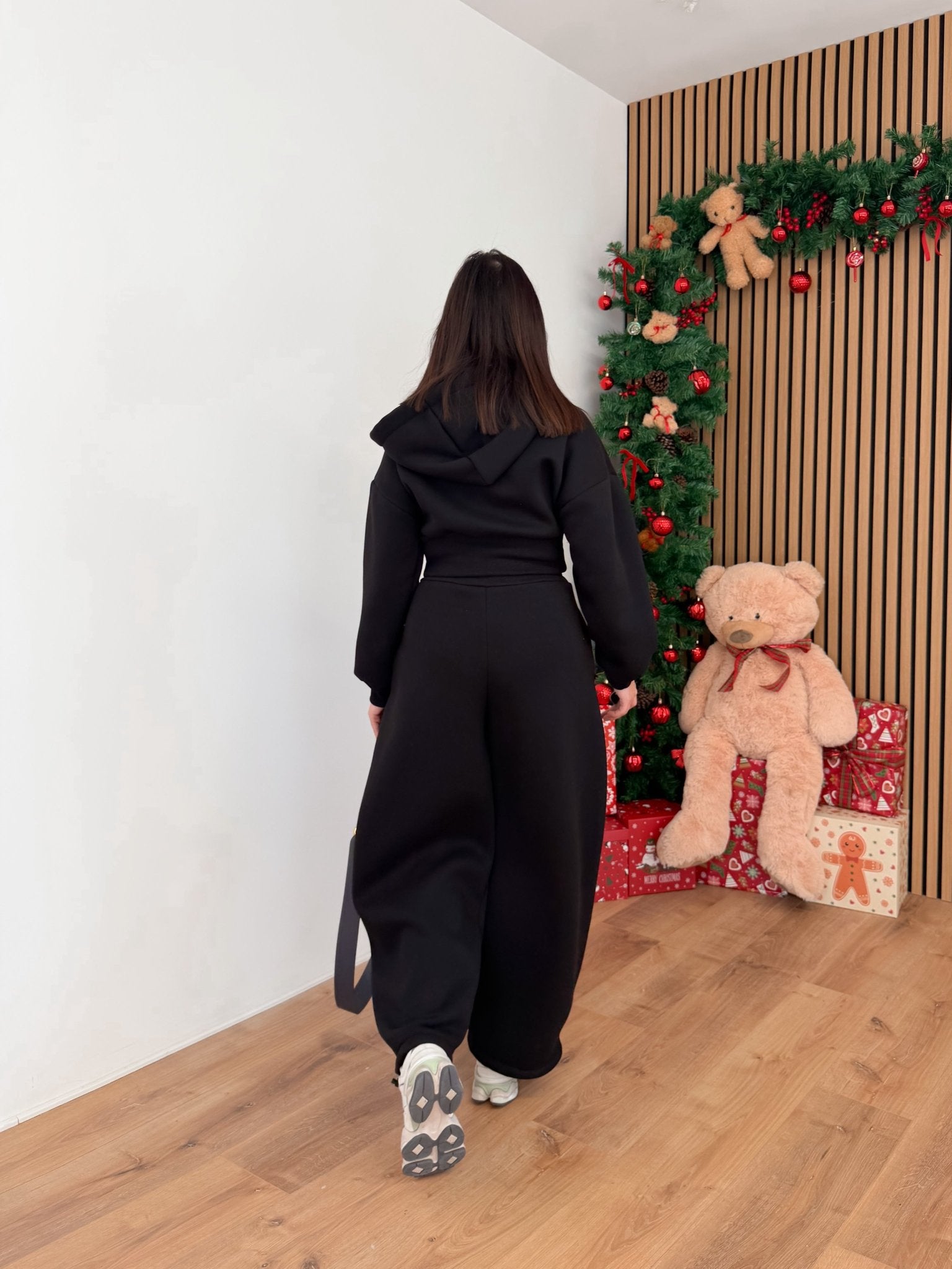 Felpa Zip Foxy - Nera - SAINTH