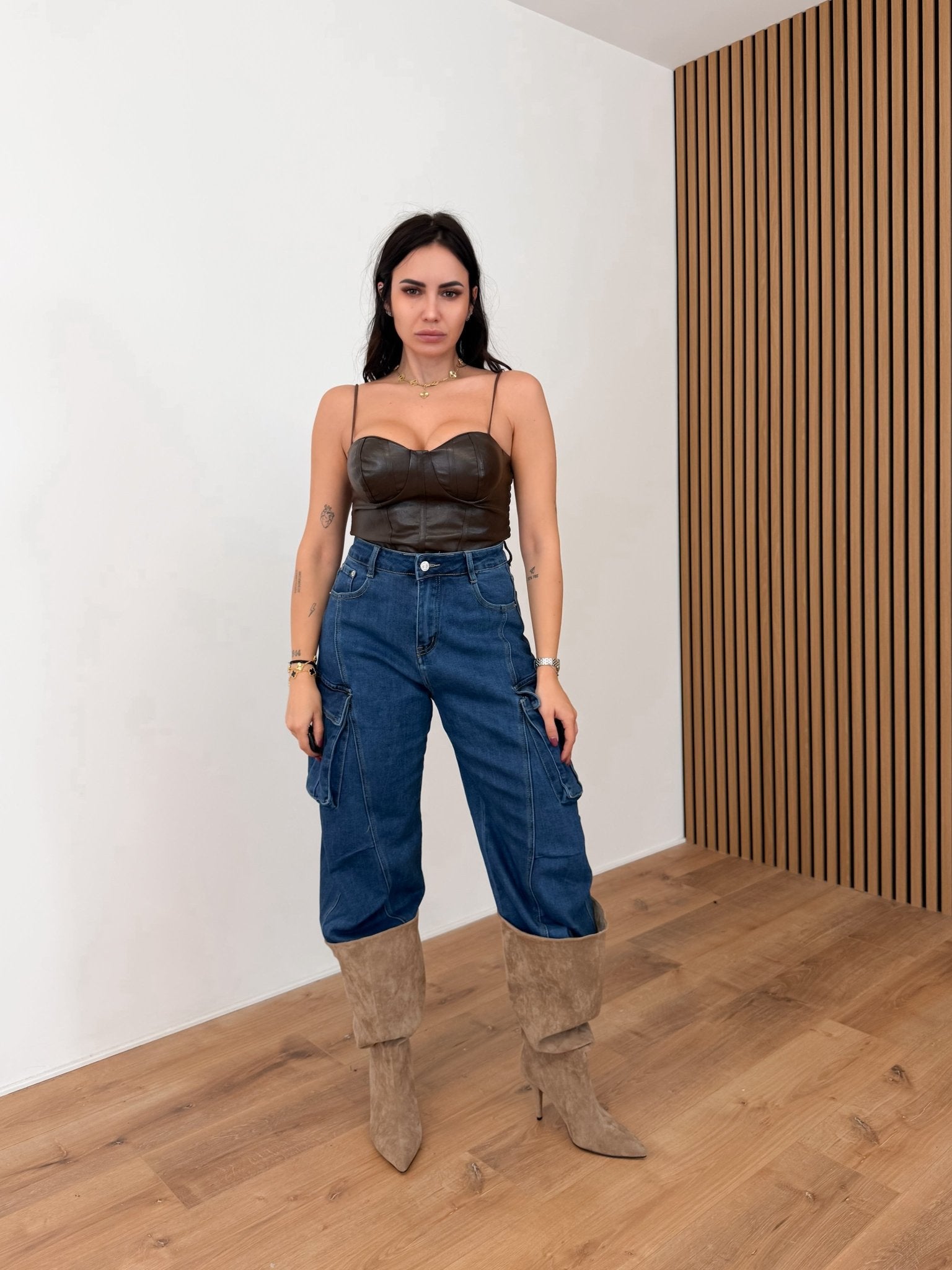 Cargo Parentesi - Denim - SAINTH