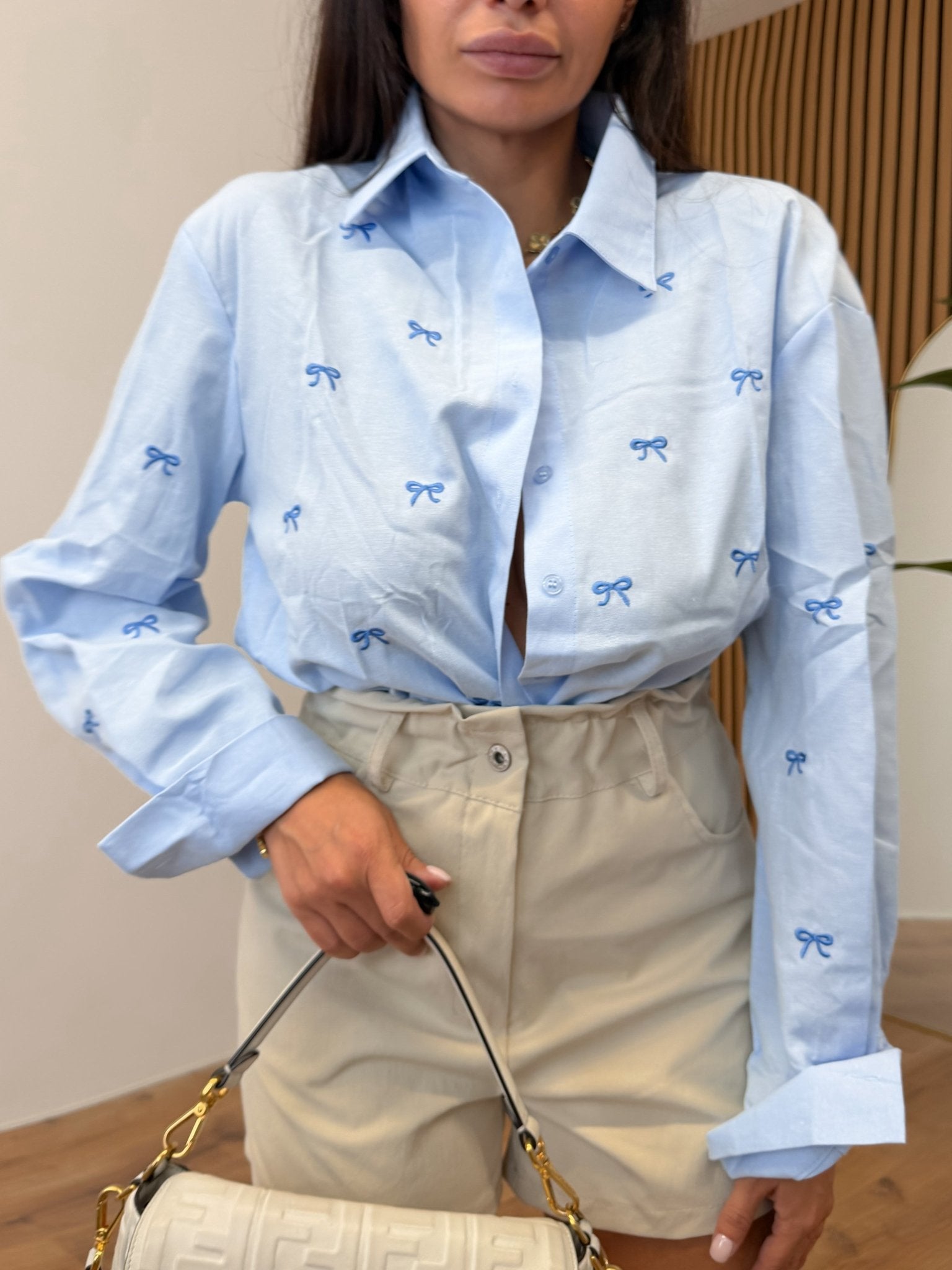 Camicia Fiock - Celeste - SAINTH