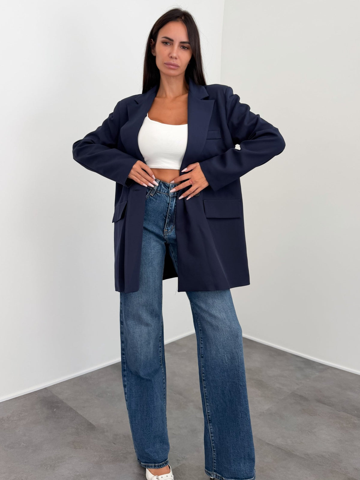 Blazer Strutturato Must - Blu - SAINTH