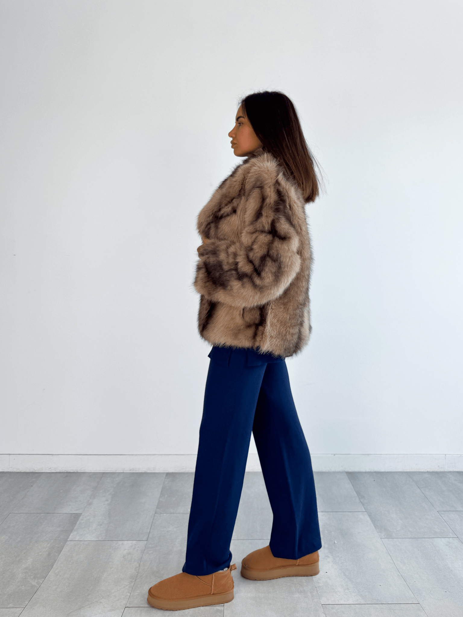 Pelliccia Grizzly - Biscotto - SAINTH