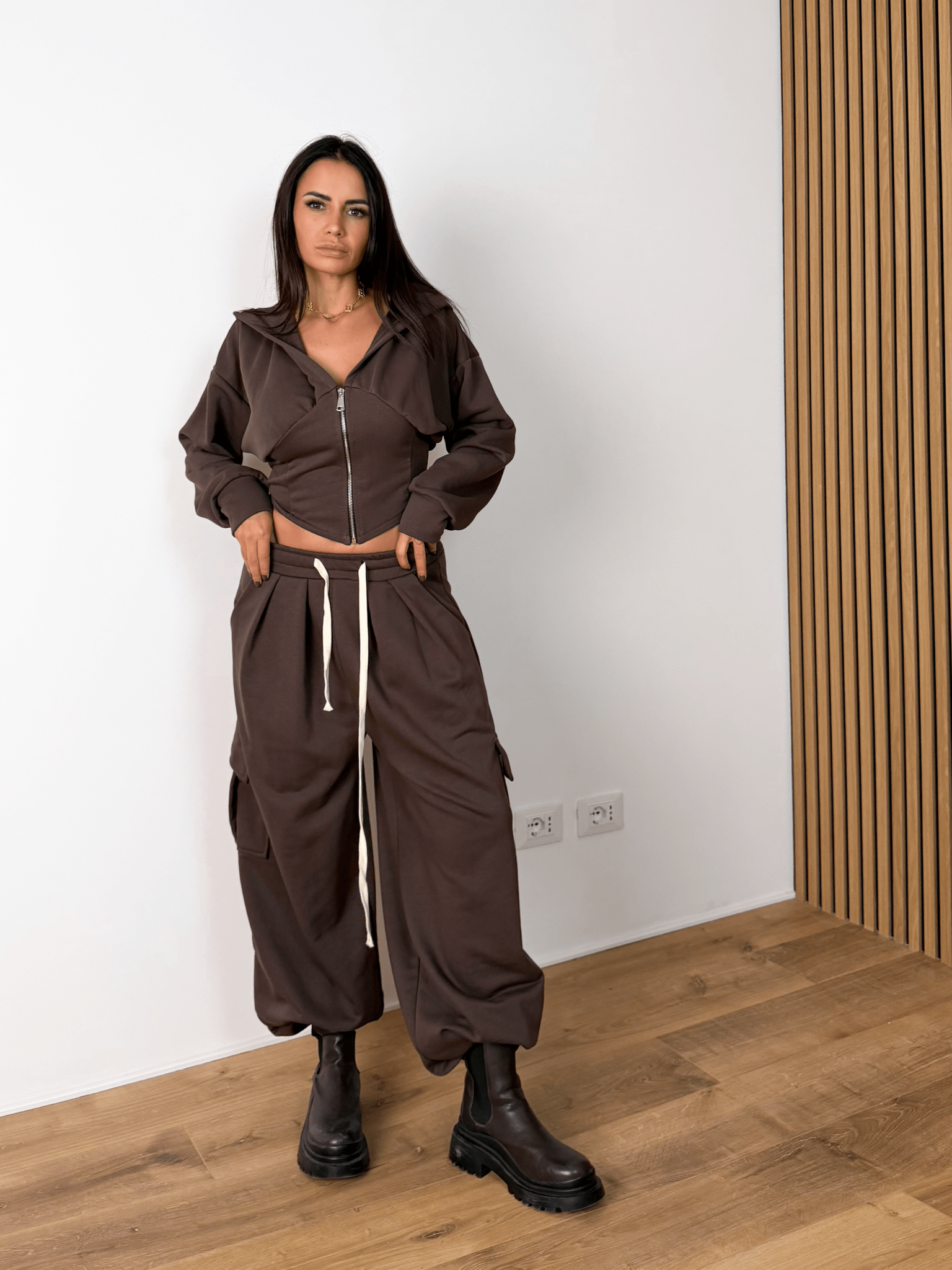 Completo Tuta Spiral - Marrone - SAINTH