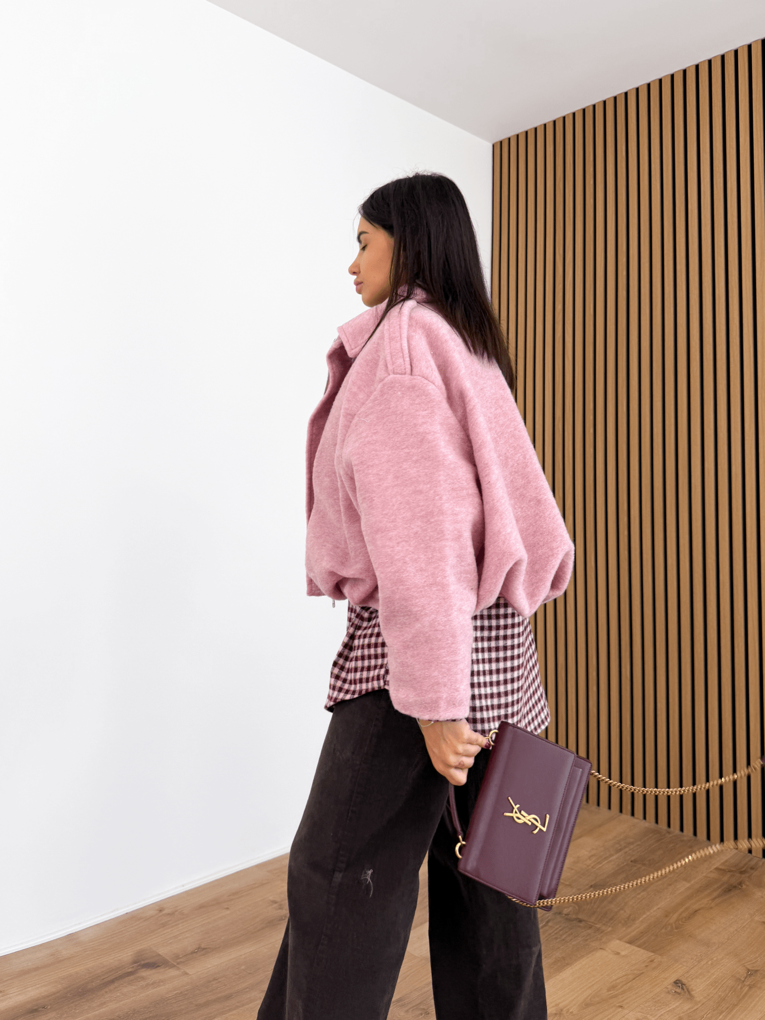 Pantalone Costine Palazzo - Marrone - SAINTH