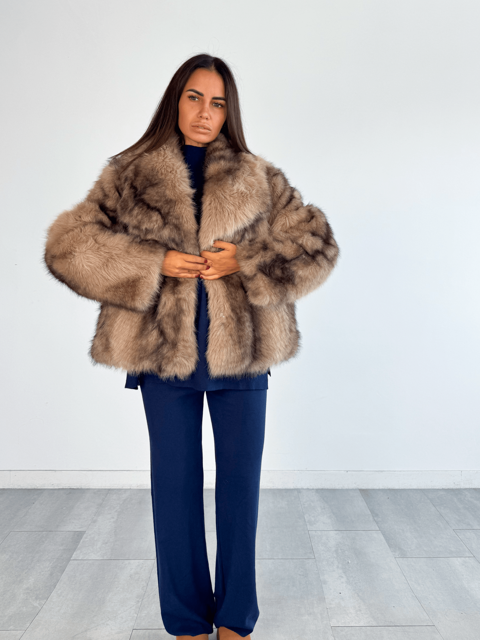 Pelliccia Grizzly - Biscotto - SAINTH