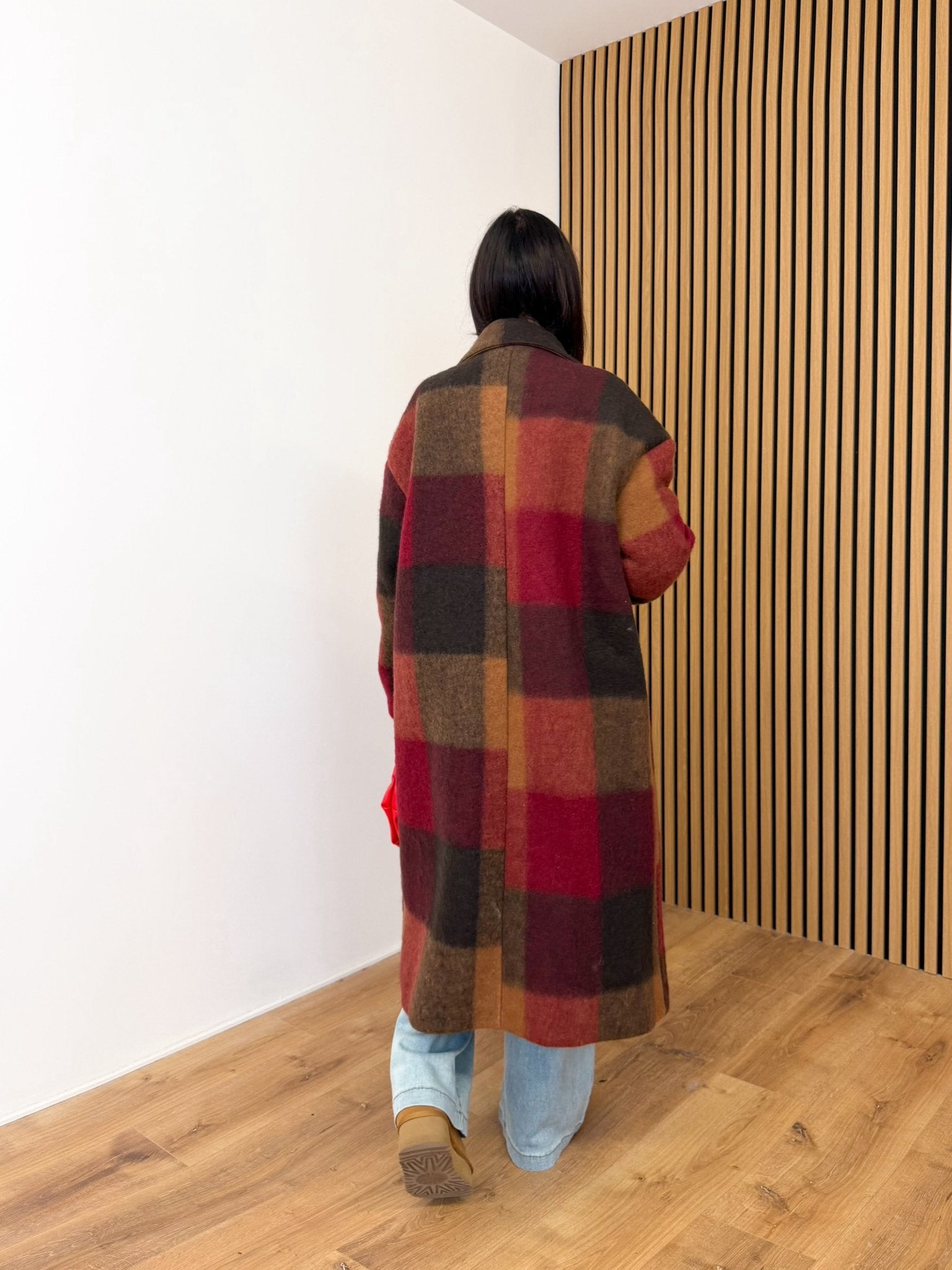 Cappotto Lusso - Bordeaux e Camel - SAINTH