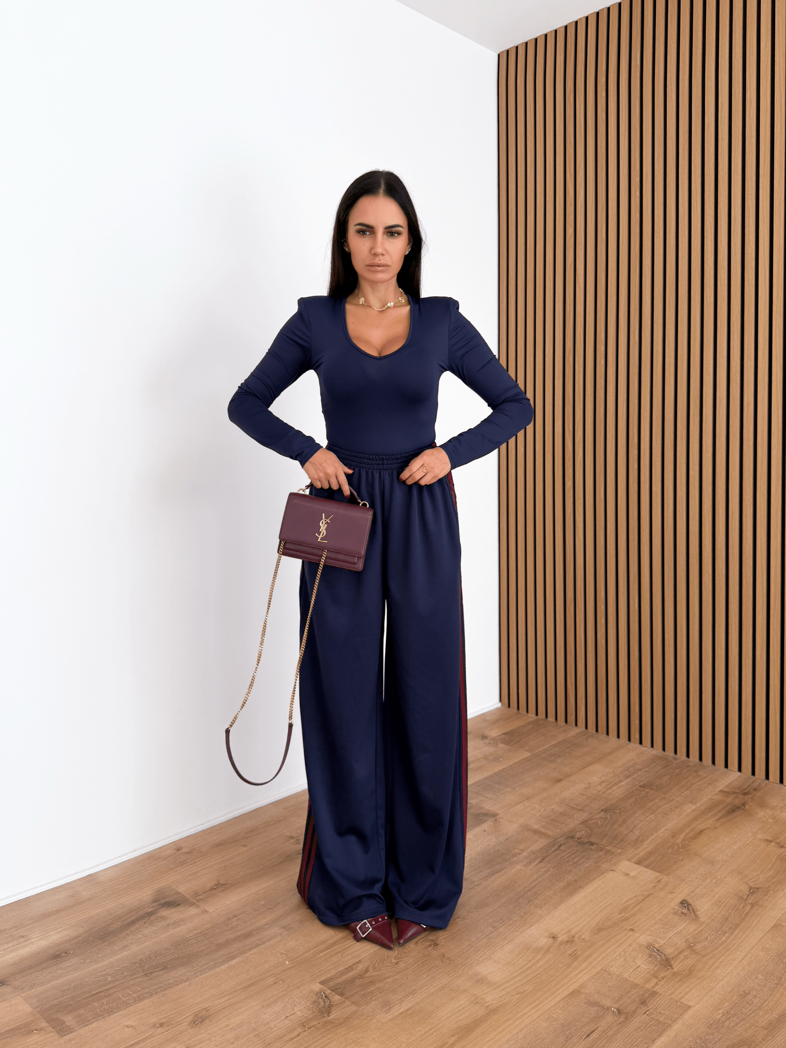 Maglietta Shoulder - Blu - SAINTH