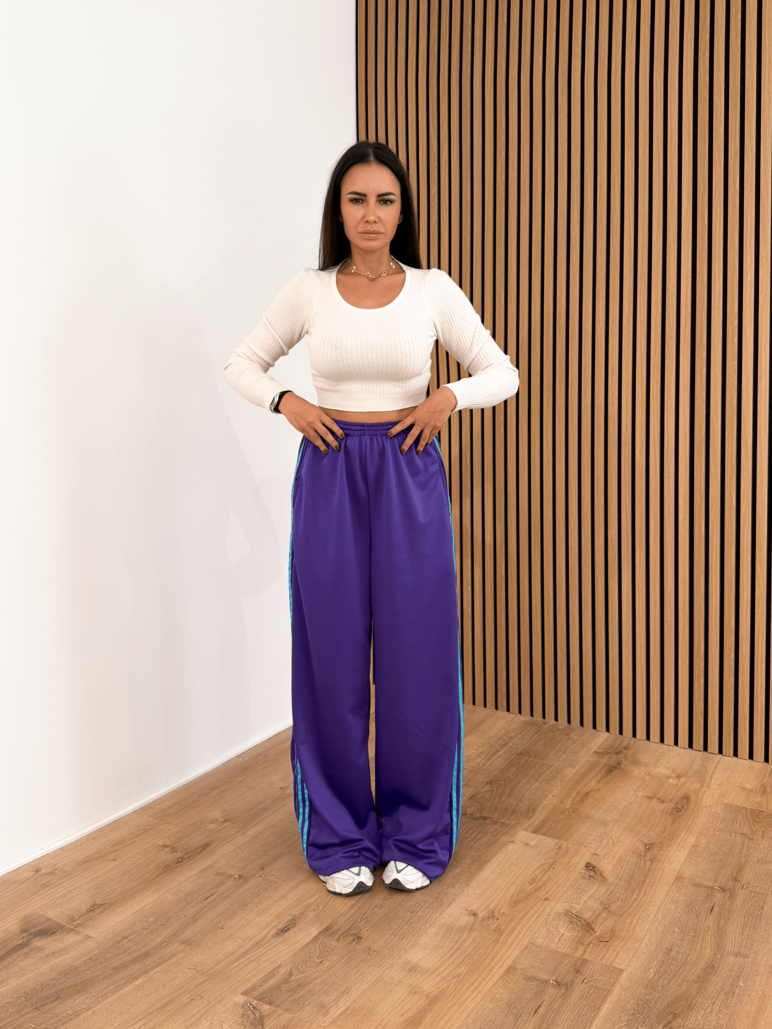Pantalone Tuta Brasil - Viola - SAINTH