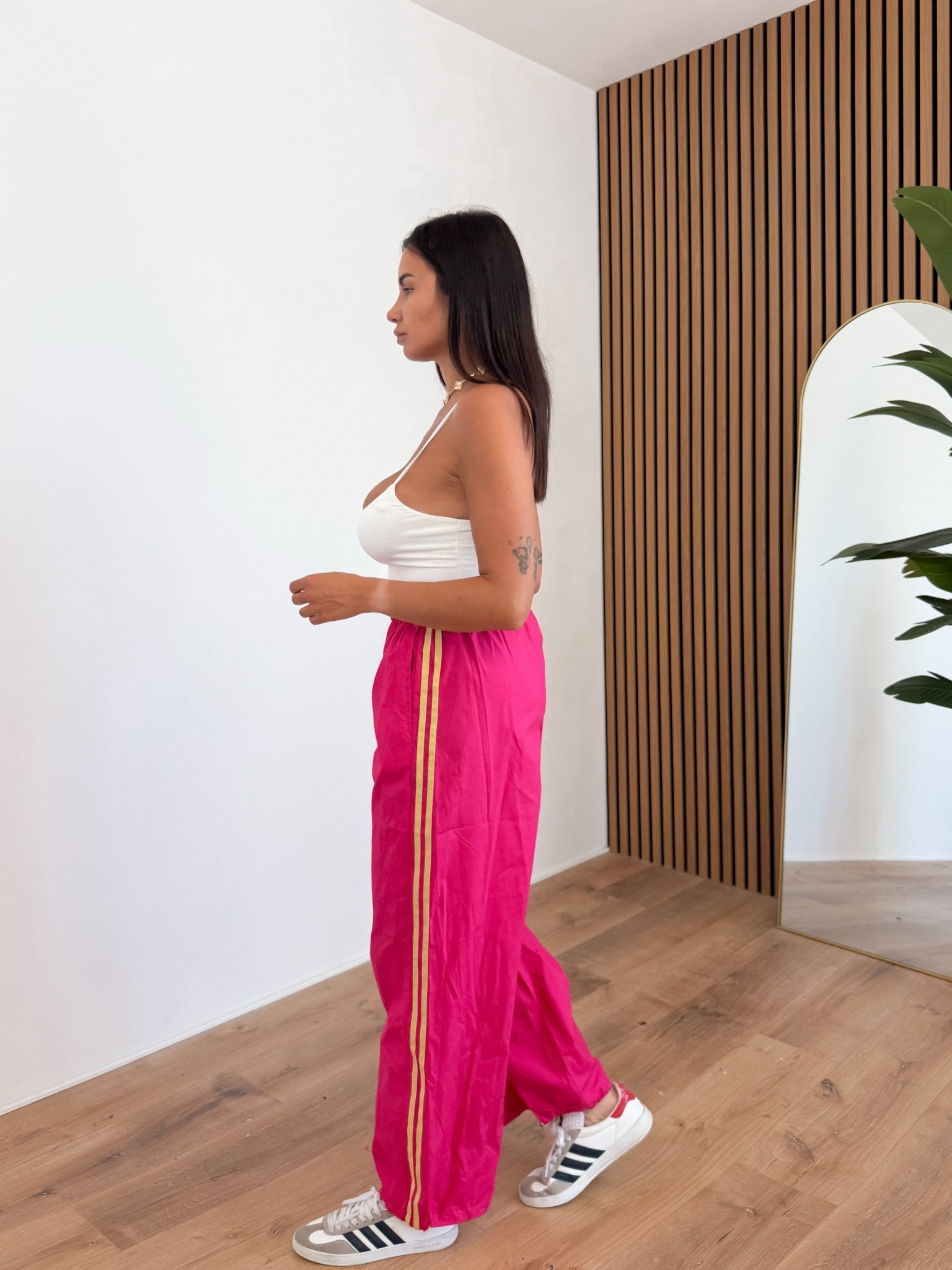 Pantalone Parachute - Fucsia - SAINTH