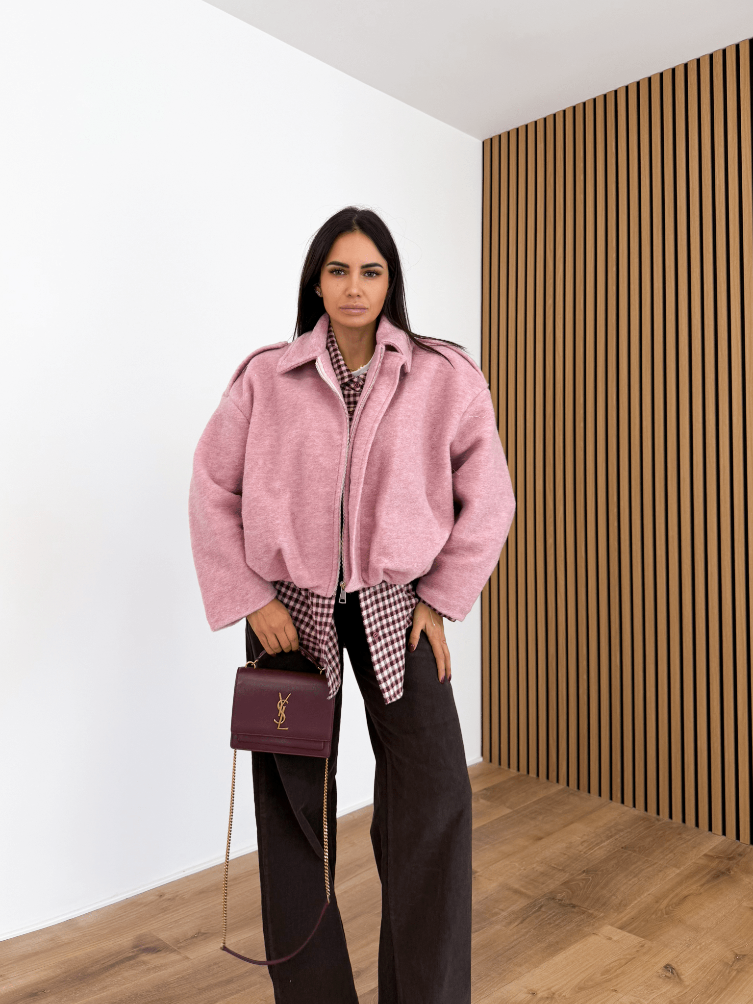 Pantalone Costine Palazzo - Marrone - SAINTH