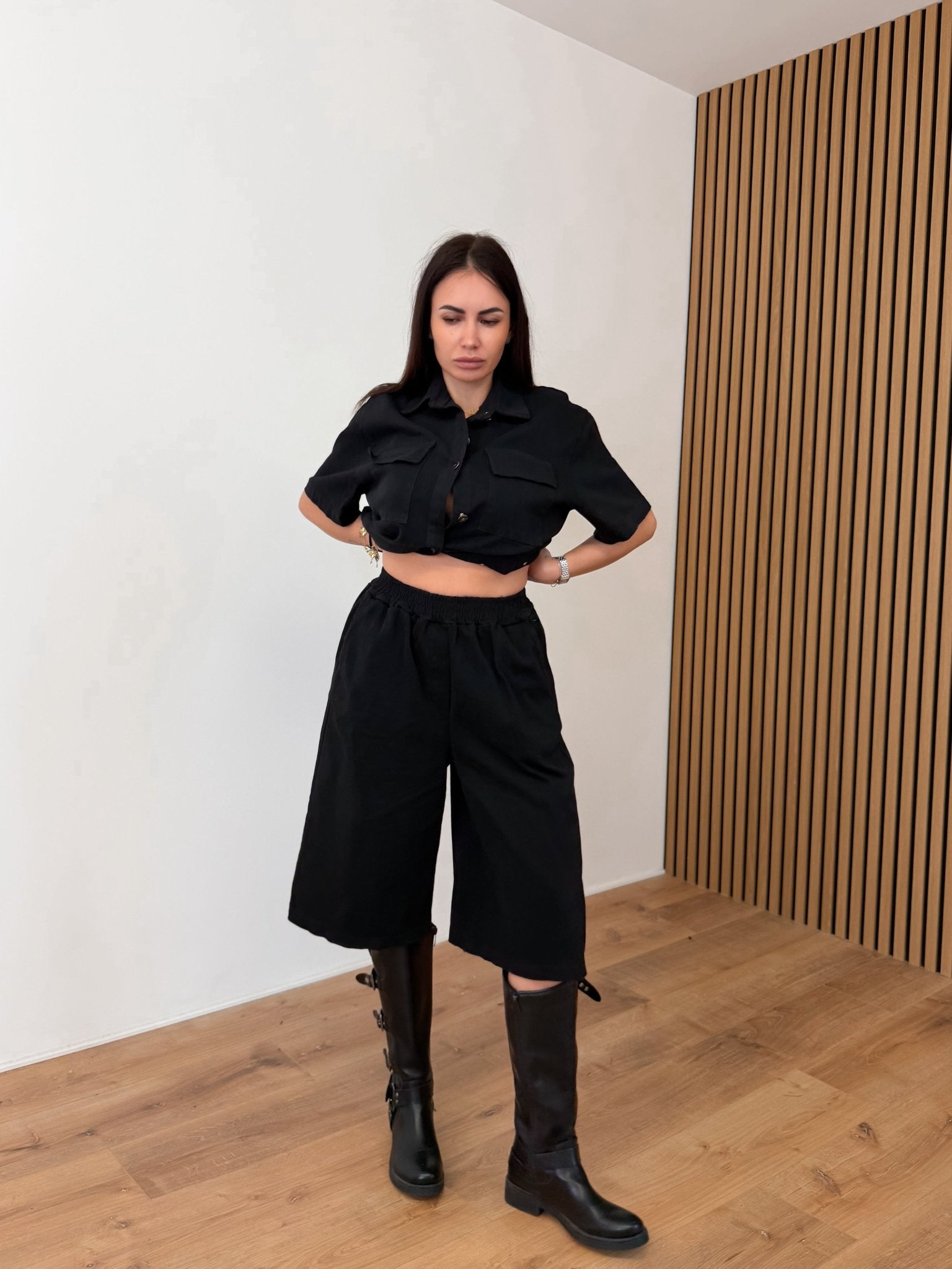 Camicia Nomad - Nera - SAINTH