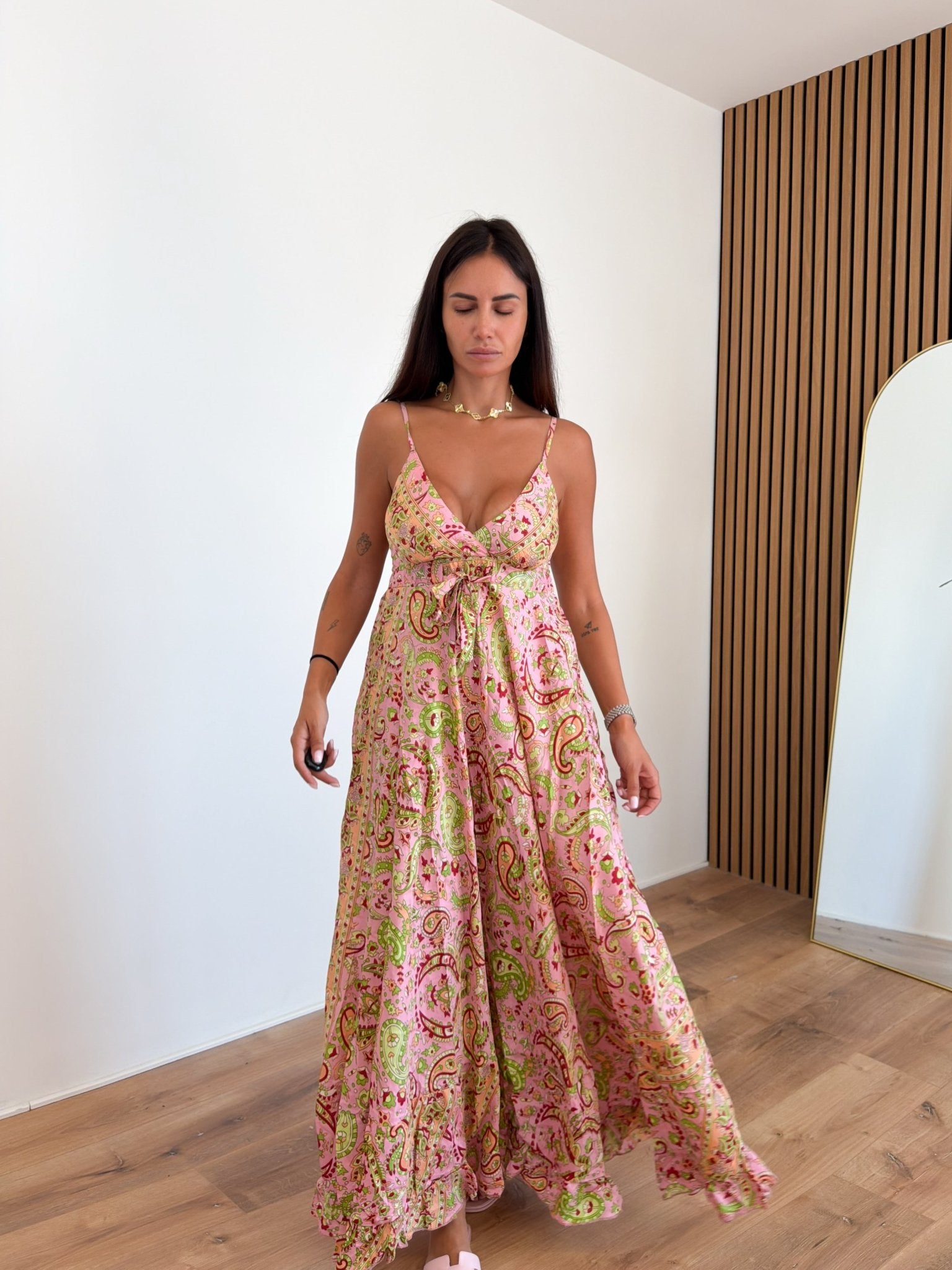 Abito Maya - Rosa Verde - SAINTH