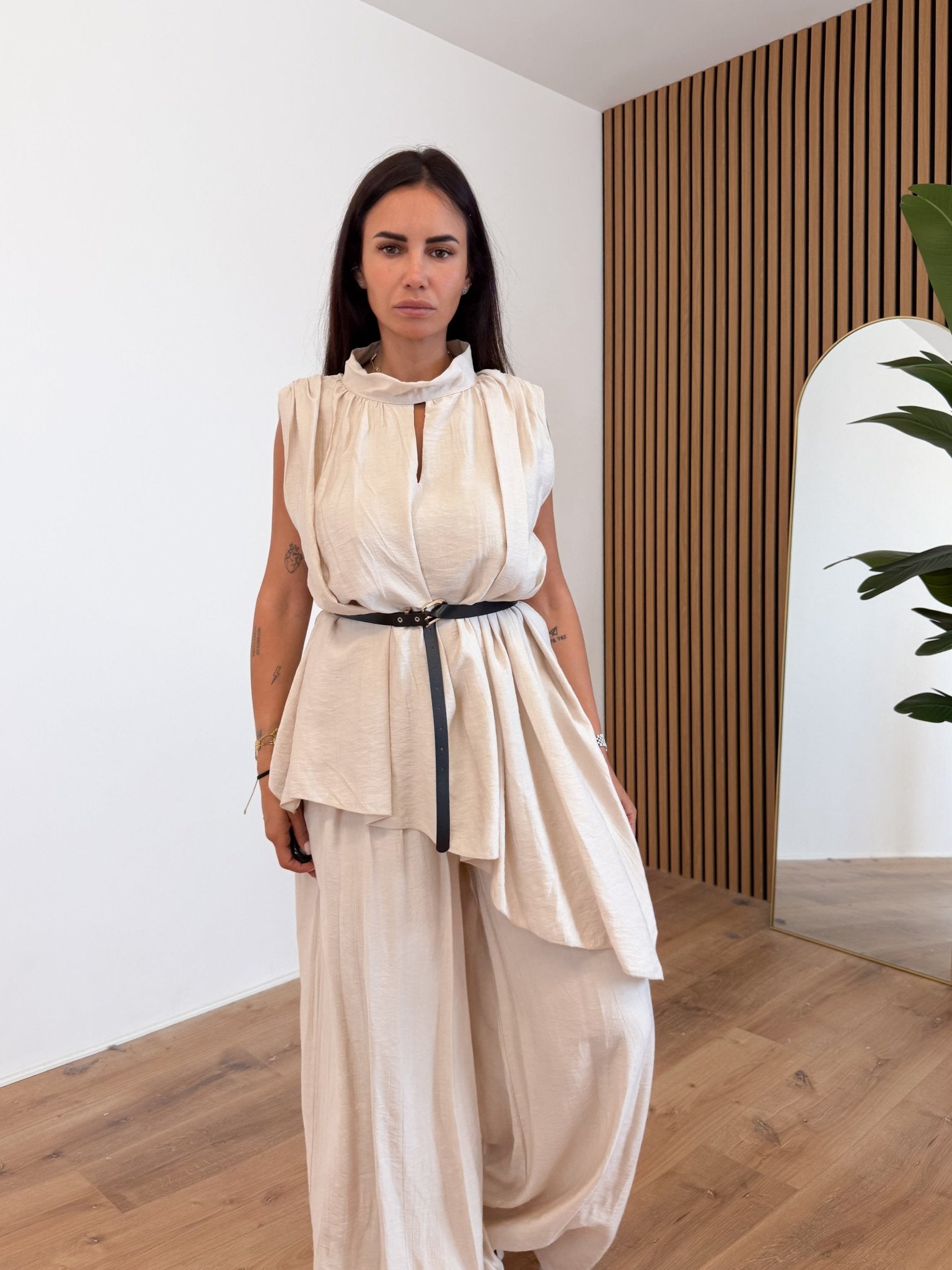 Coordinato Butterfly - Beige - SAINTH