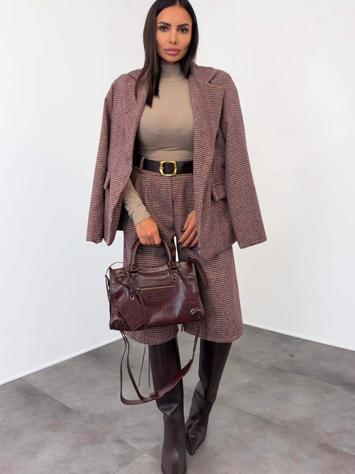 Blazer Pixel - Bordeaux
