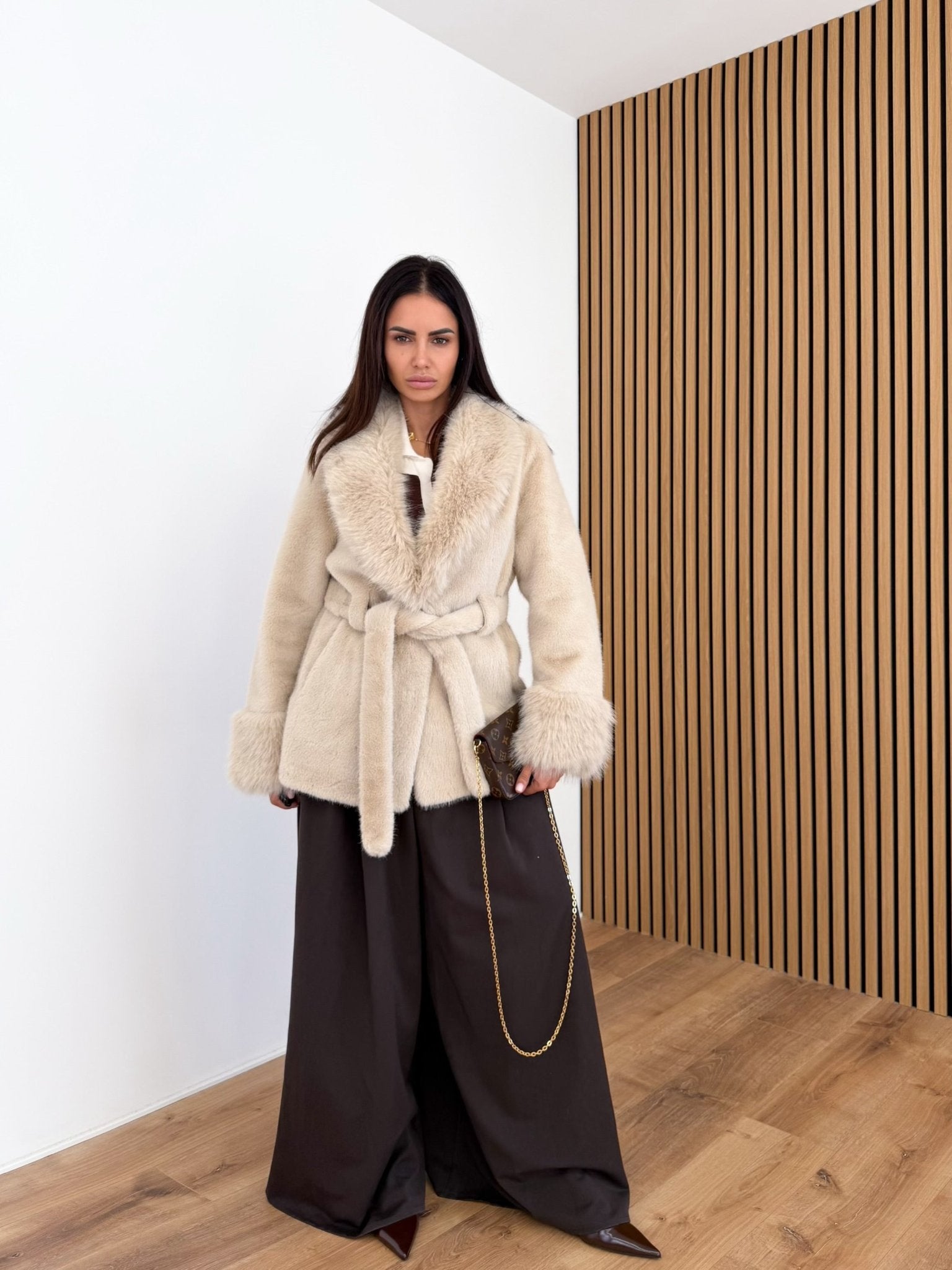 Pelliccia Blanket - Beige - SAINTH