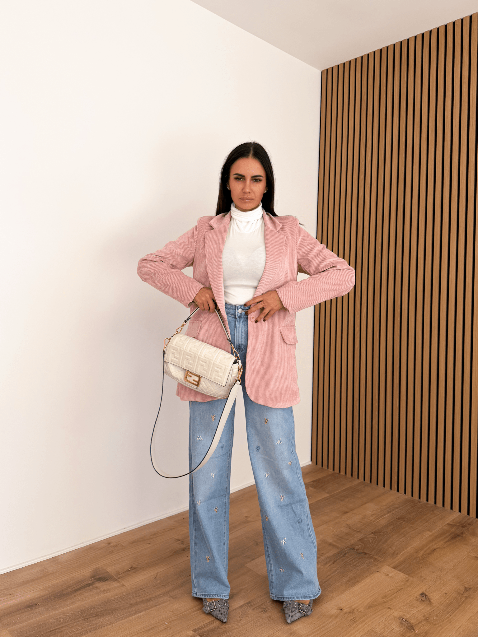 Blazer Velours - Rosa - SAINTH