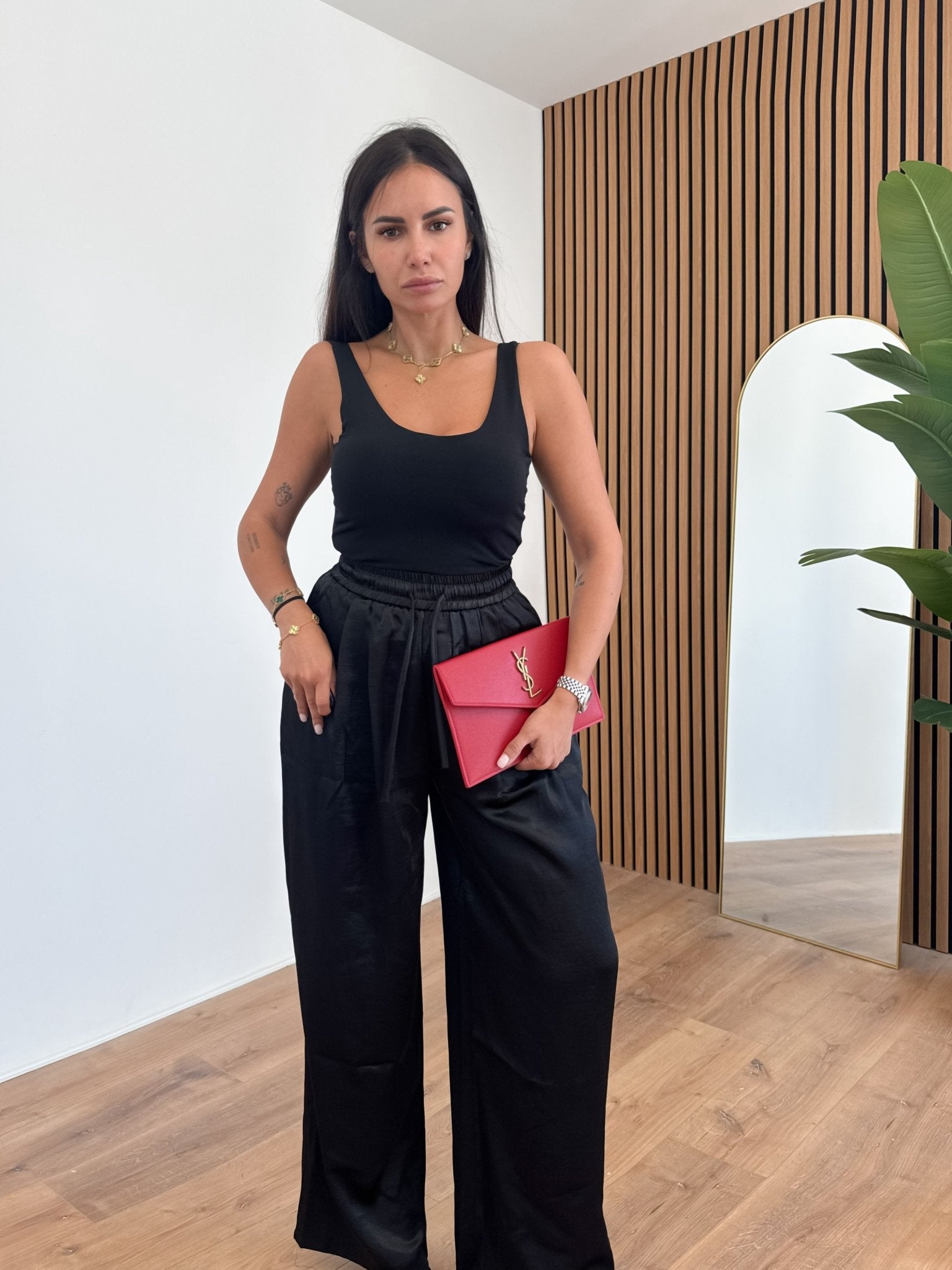 Pantalone 17228 - Nero - SAINTH
