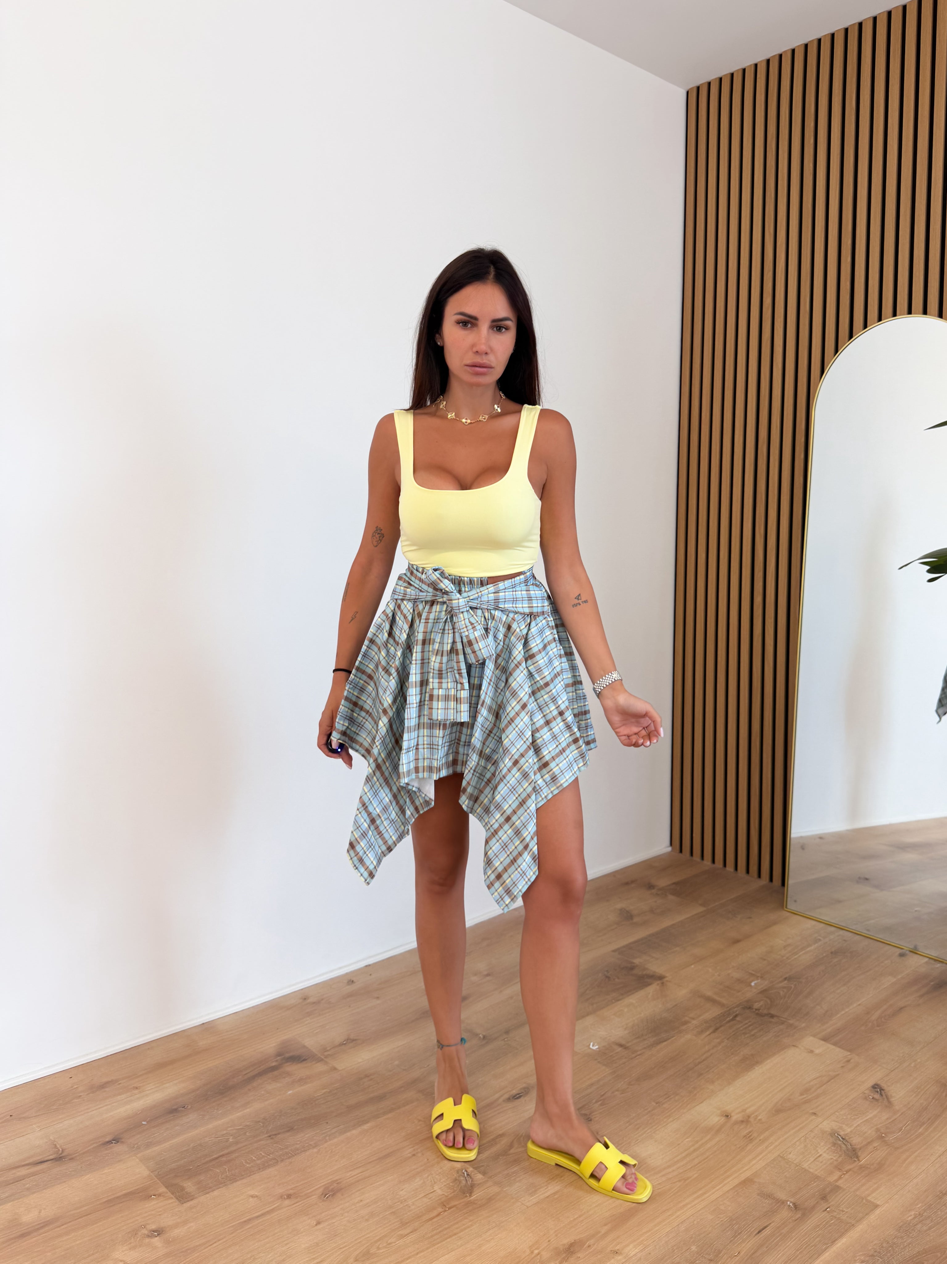 Top Crop - Giallo
