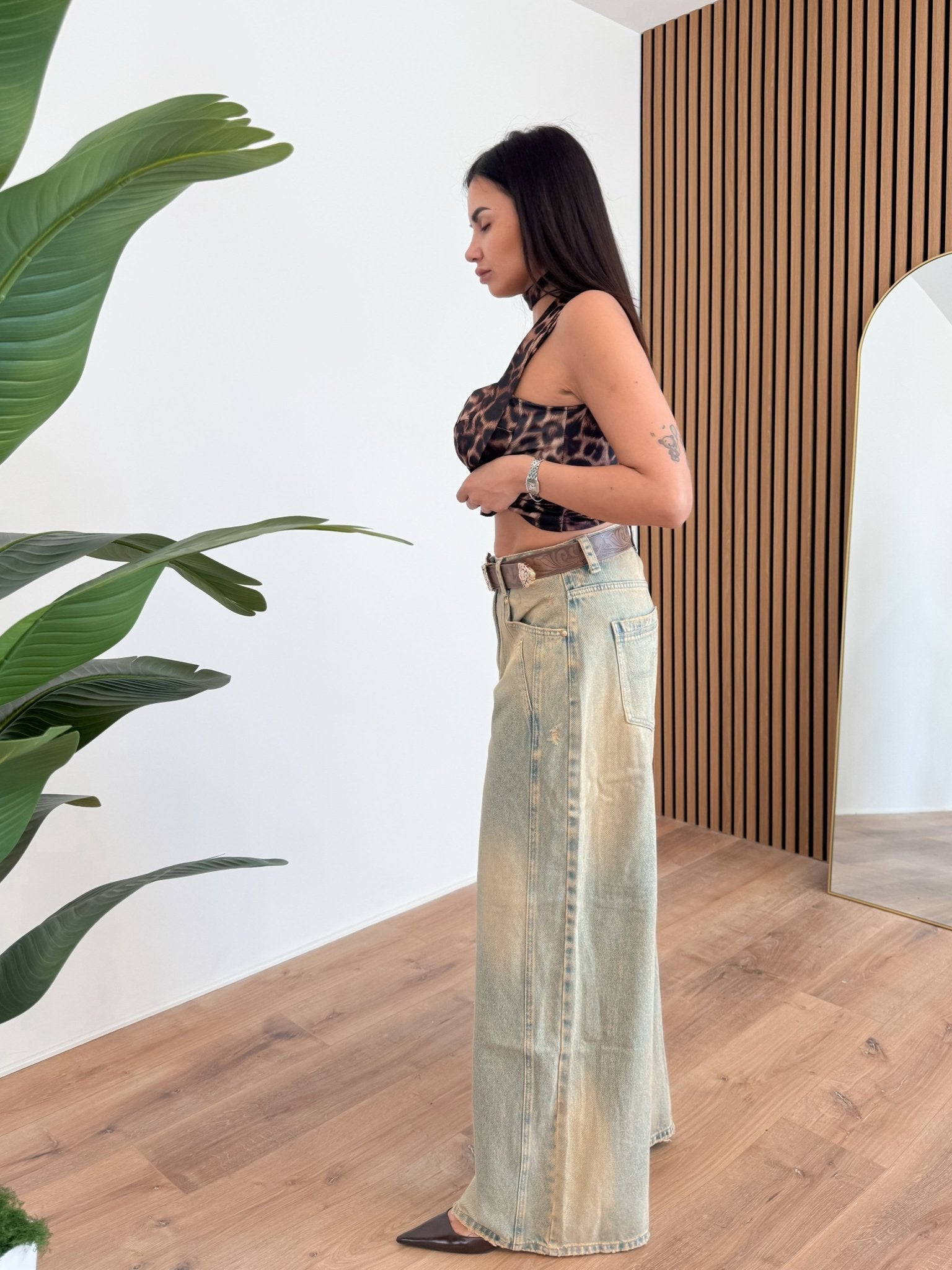 Top Collar - Leopardato - SAINTH