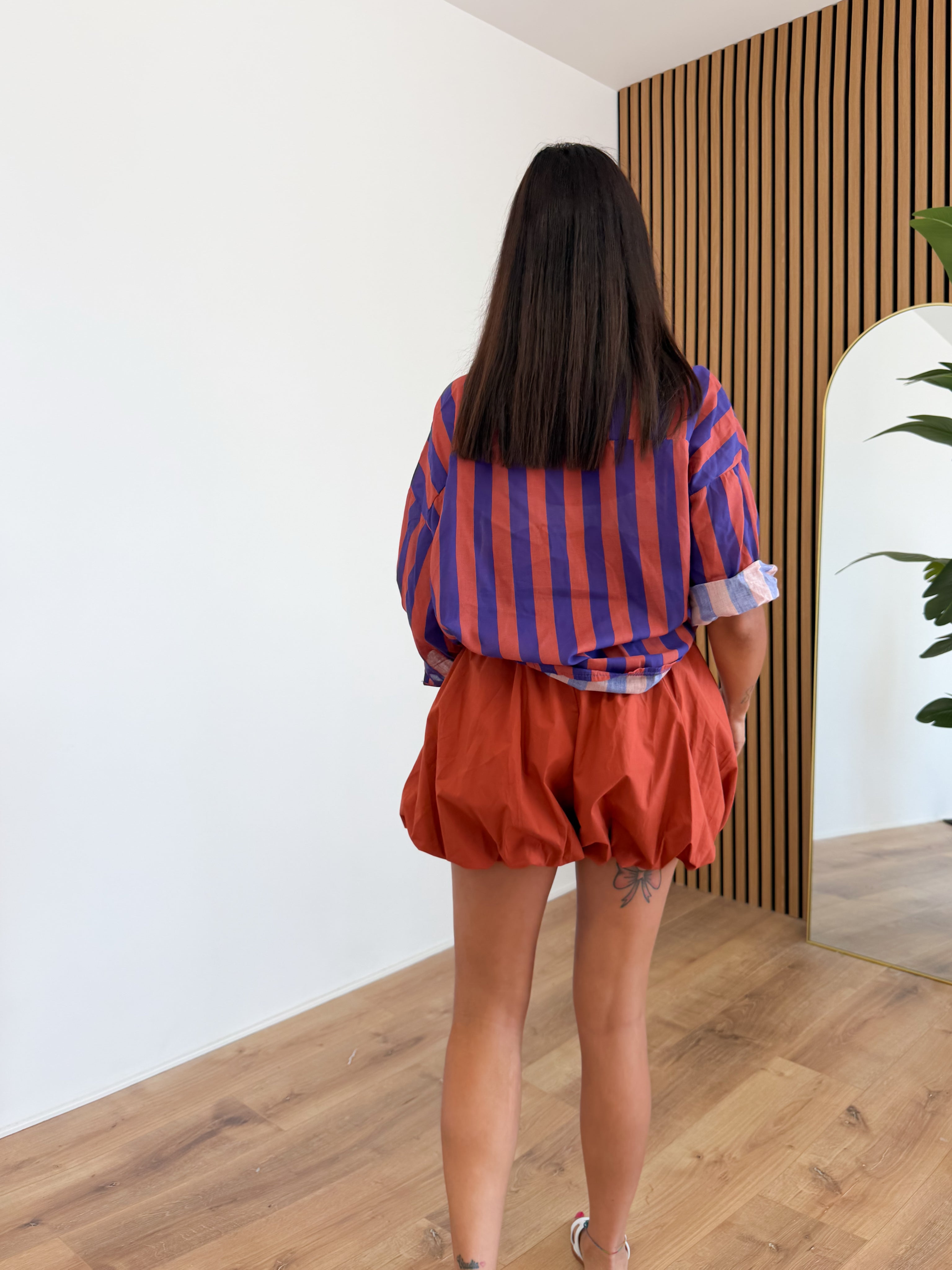 Camicia Palloncino - Viola Coccio