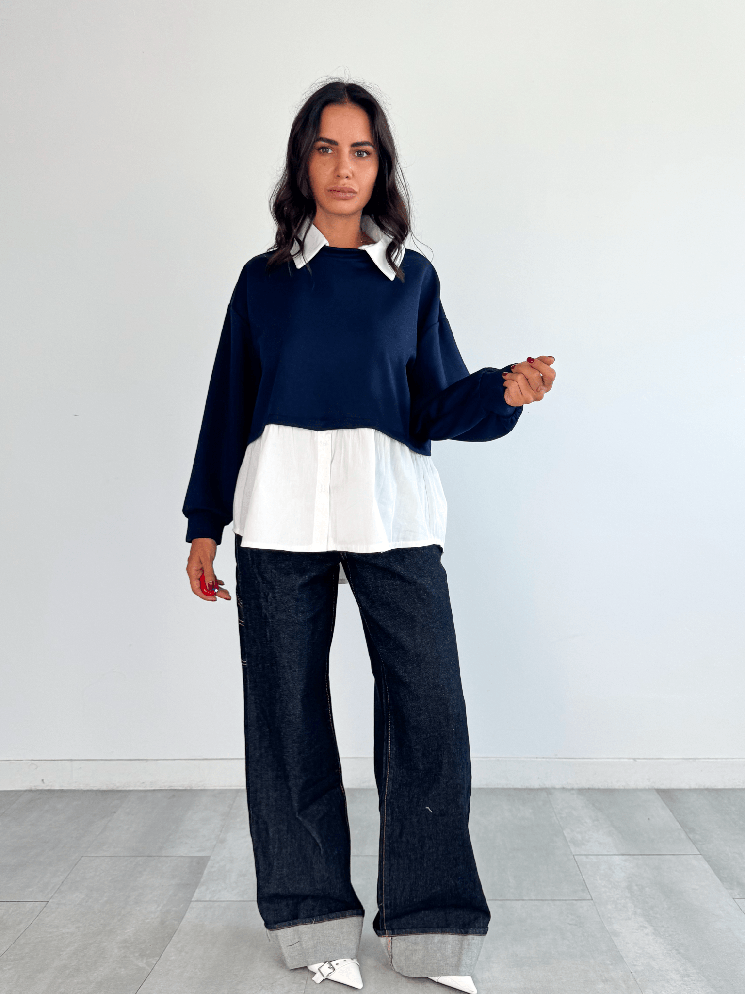 Jeans Oikos + Cintura - Denim - SAINTH