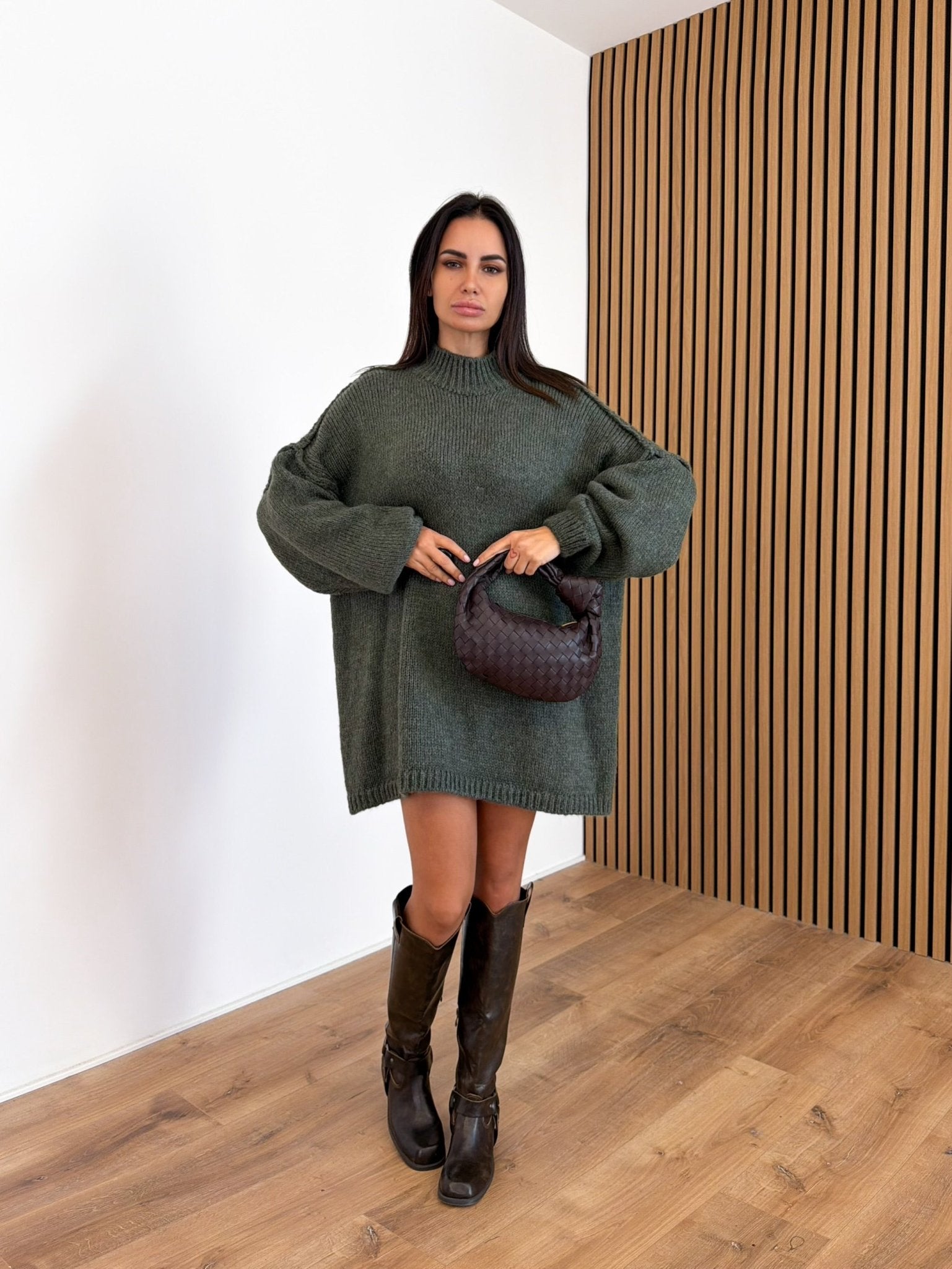 Maxi Pull Ocean - Army Green - SAINTH