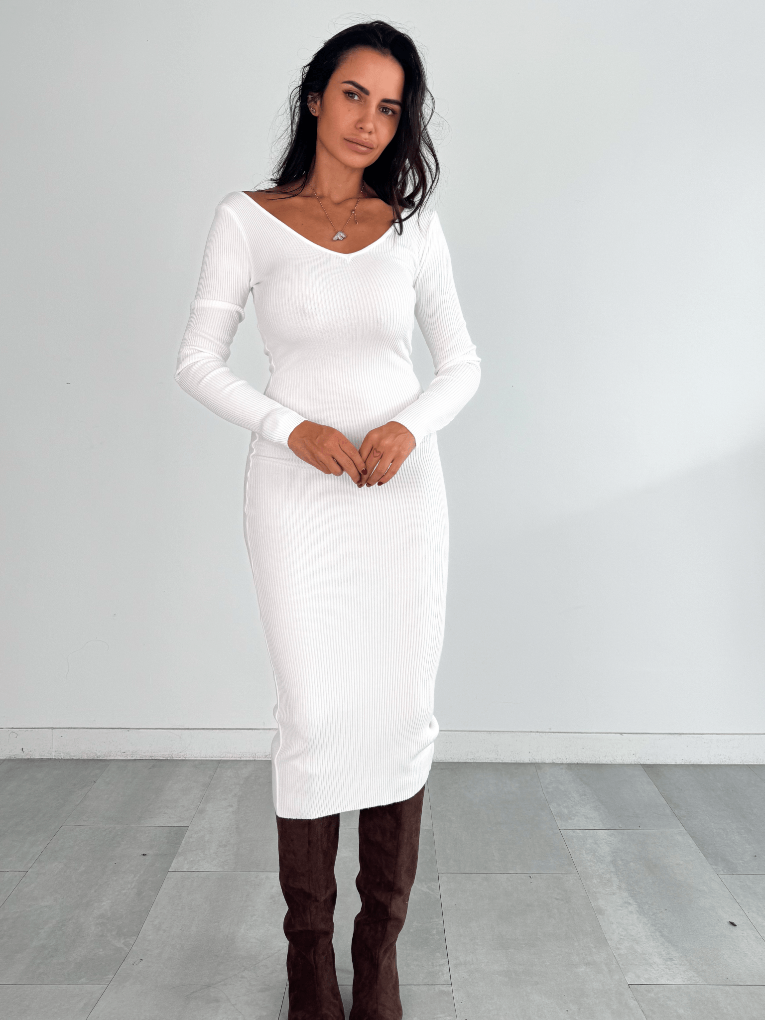 Abito Pull Fascino - Bianco - SAINTH