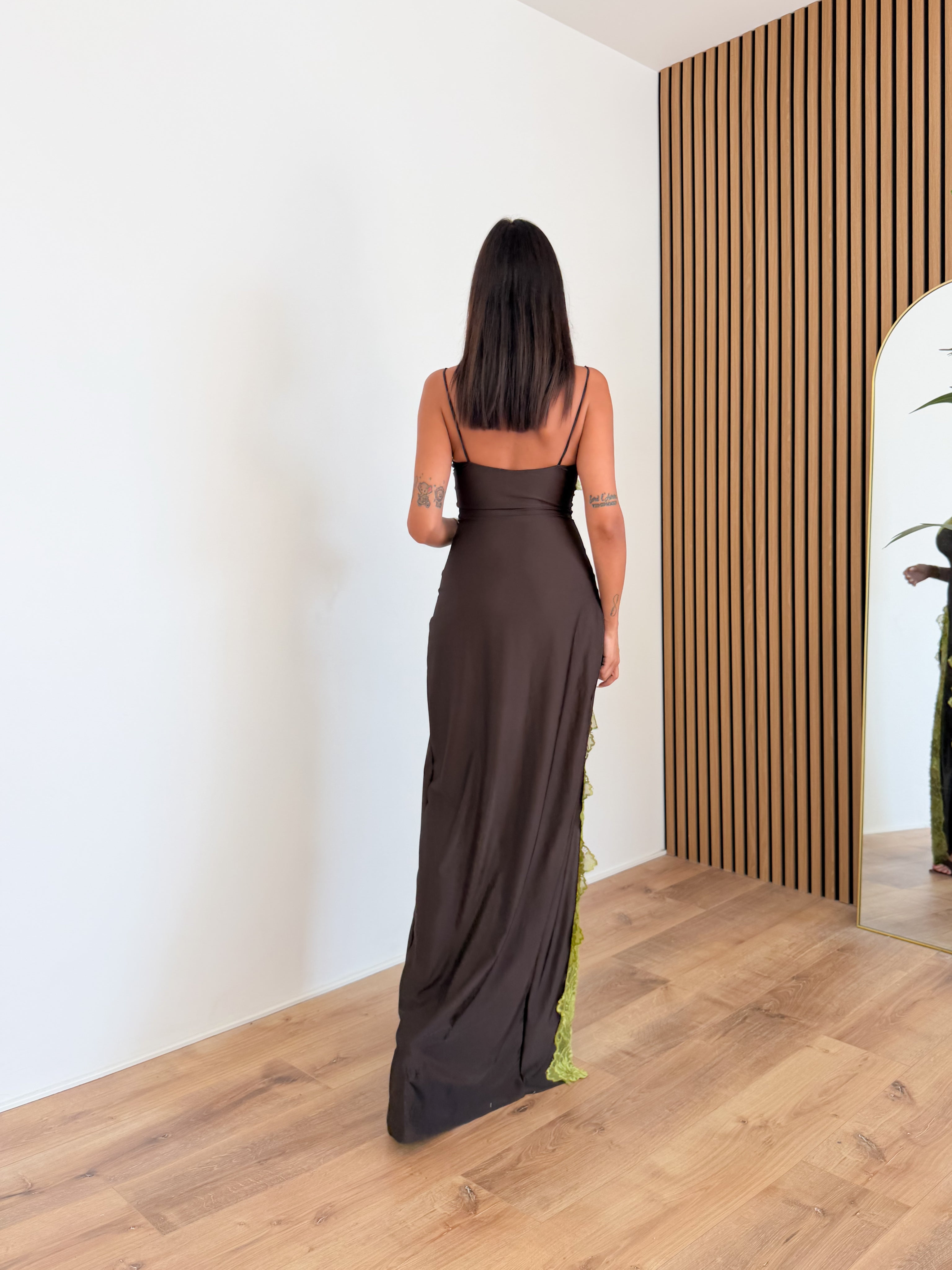 Abito Dubai - Marrone Lime