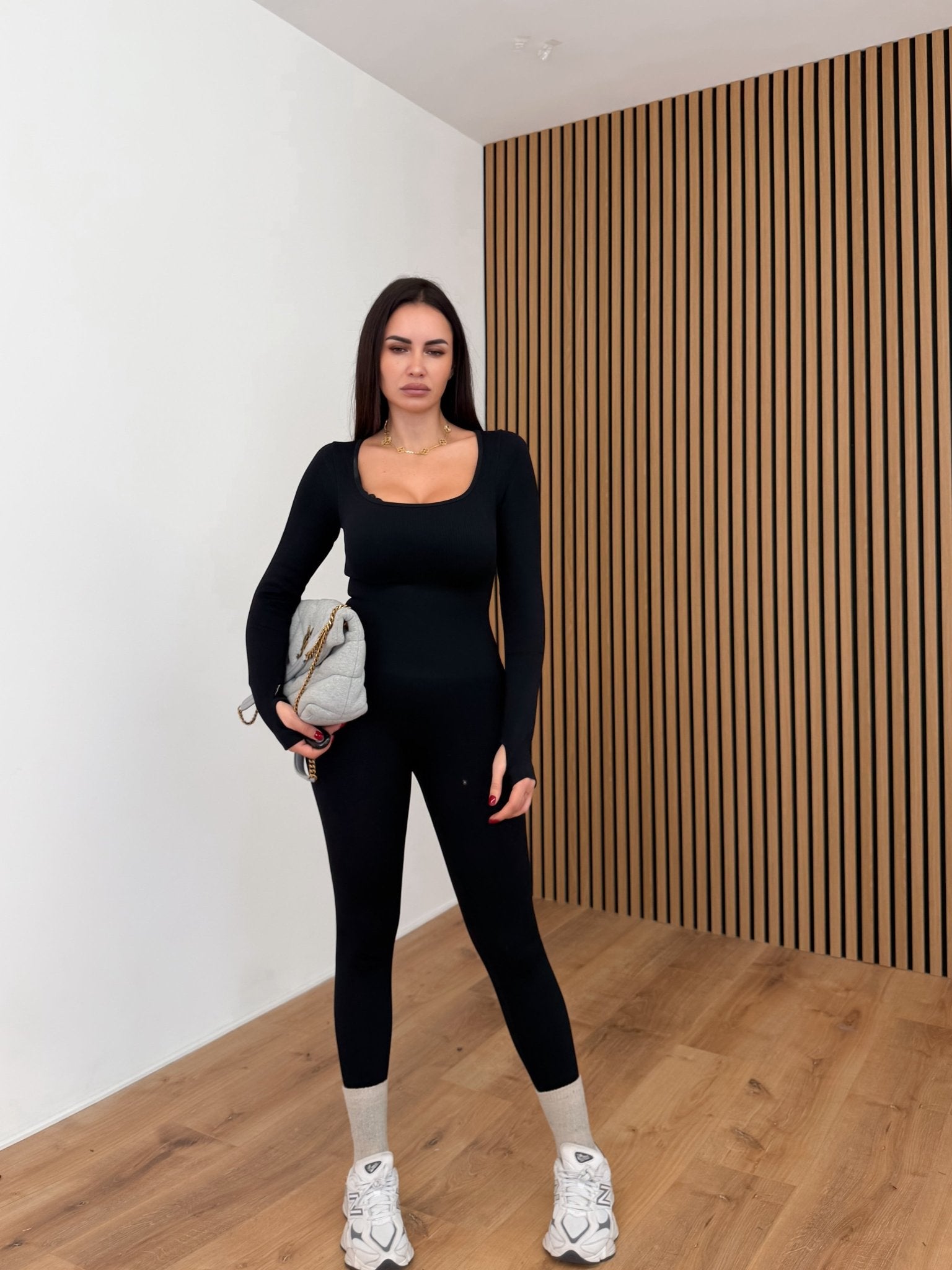 Tuta Intera Contenitiva - Nera - SAINTH