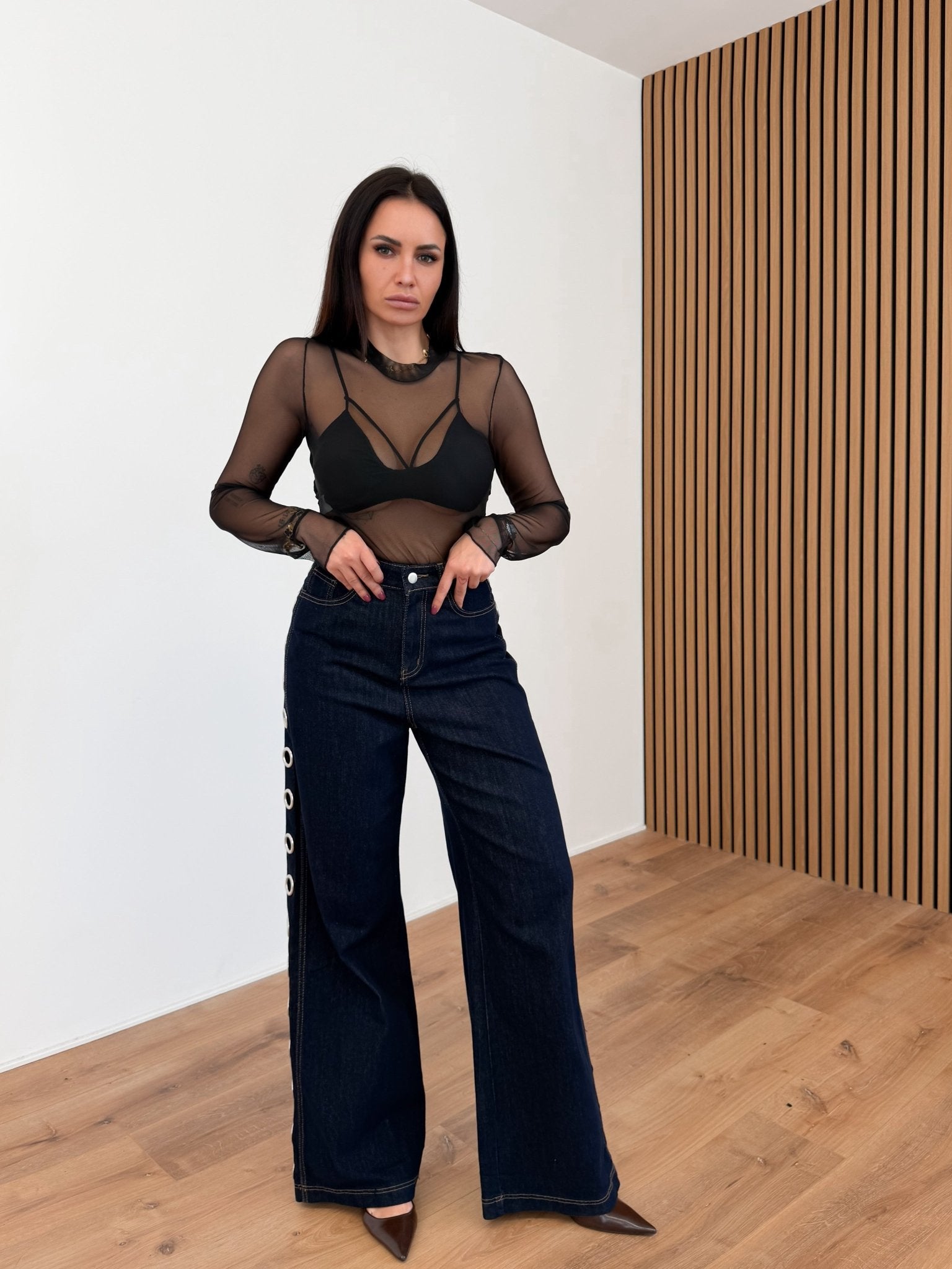 Jeans TR693 - Denim Scuro - SAINTH