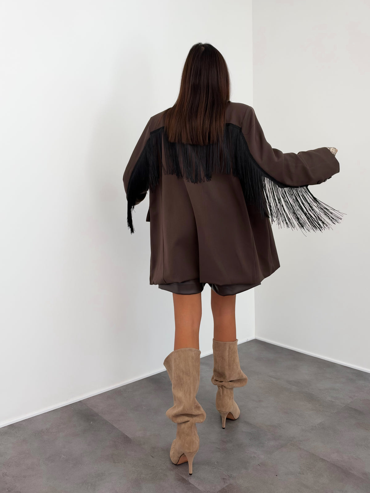 Blazer Filo D'angelo - Marrone