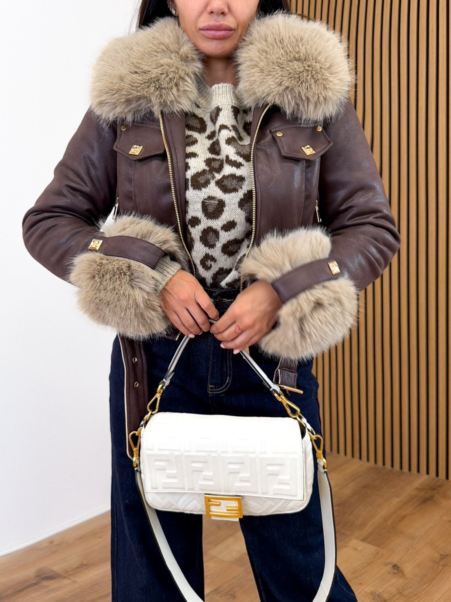 Chiodo Mix - Marrone - SAINTH