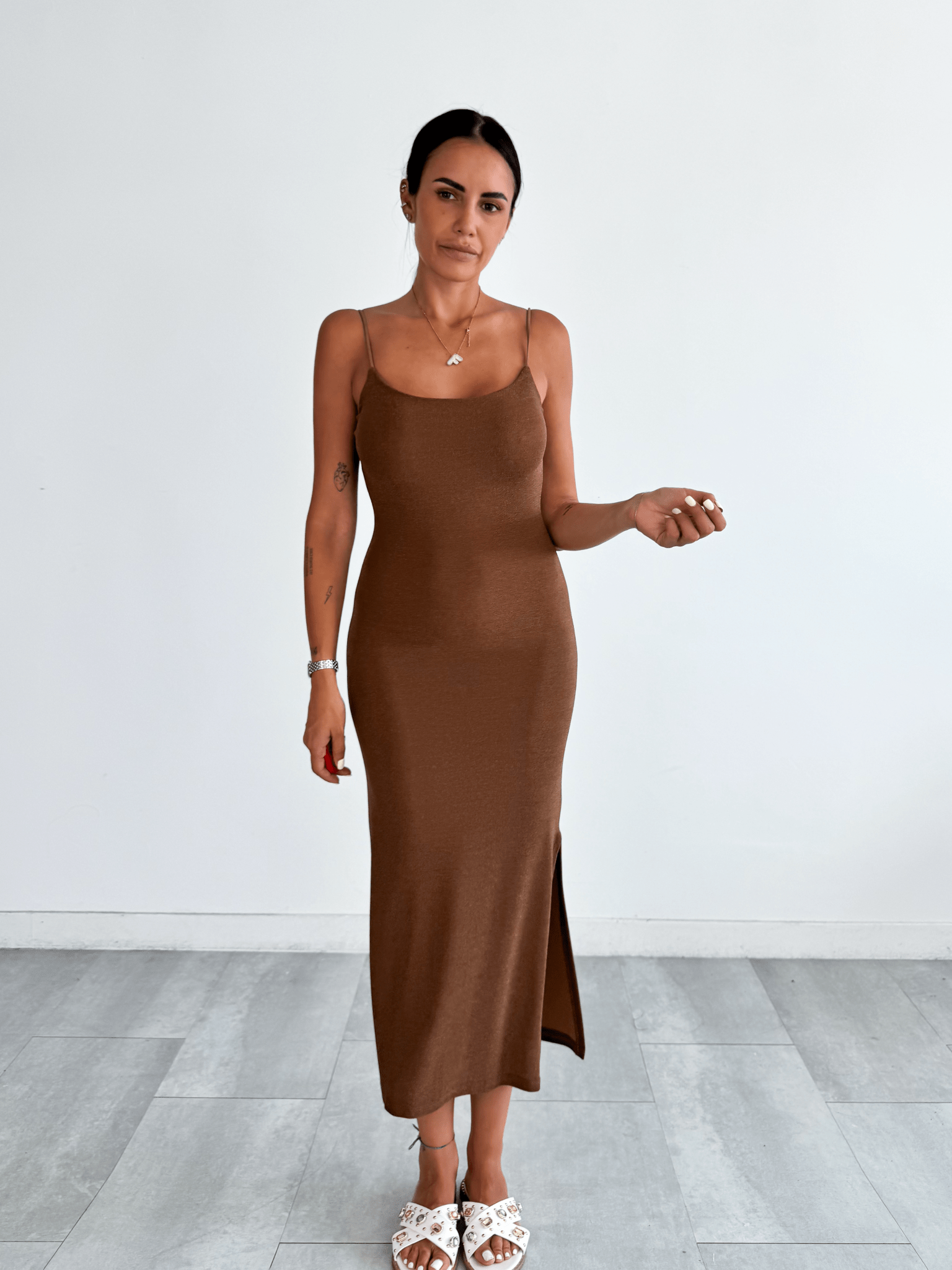 Abito Lurex - Bronzo