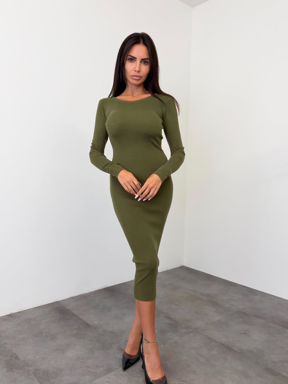 Pull Abito Nube - Army Green