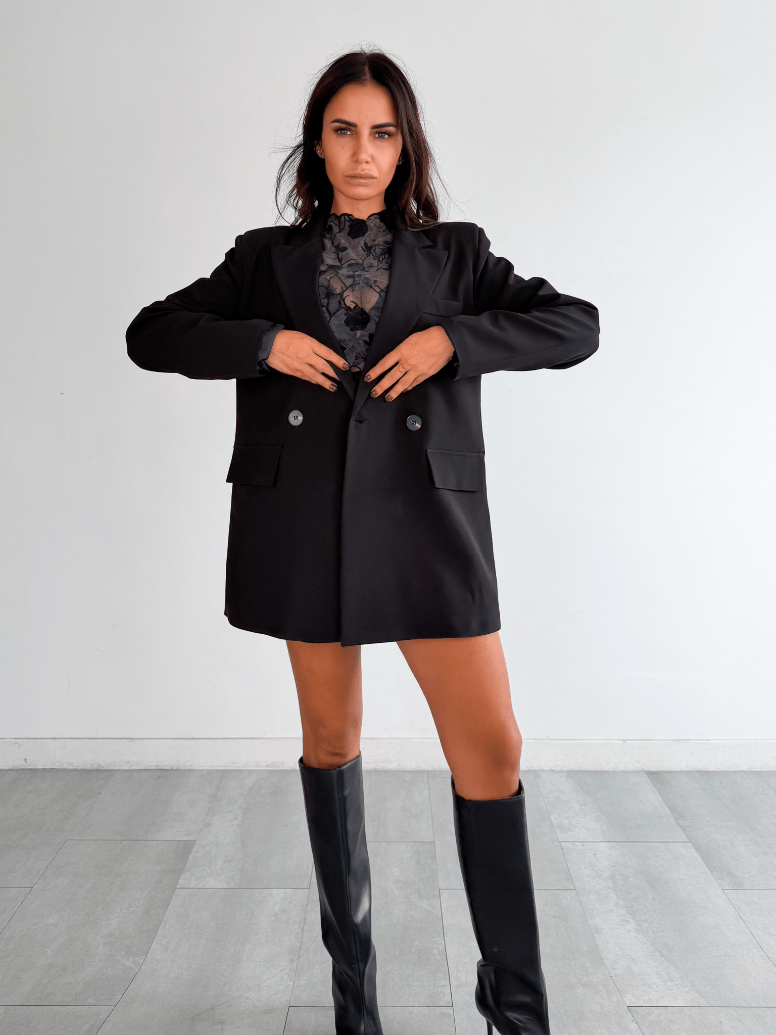 Blazer Strutturato Must - Nero - SAINTH