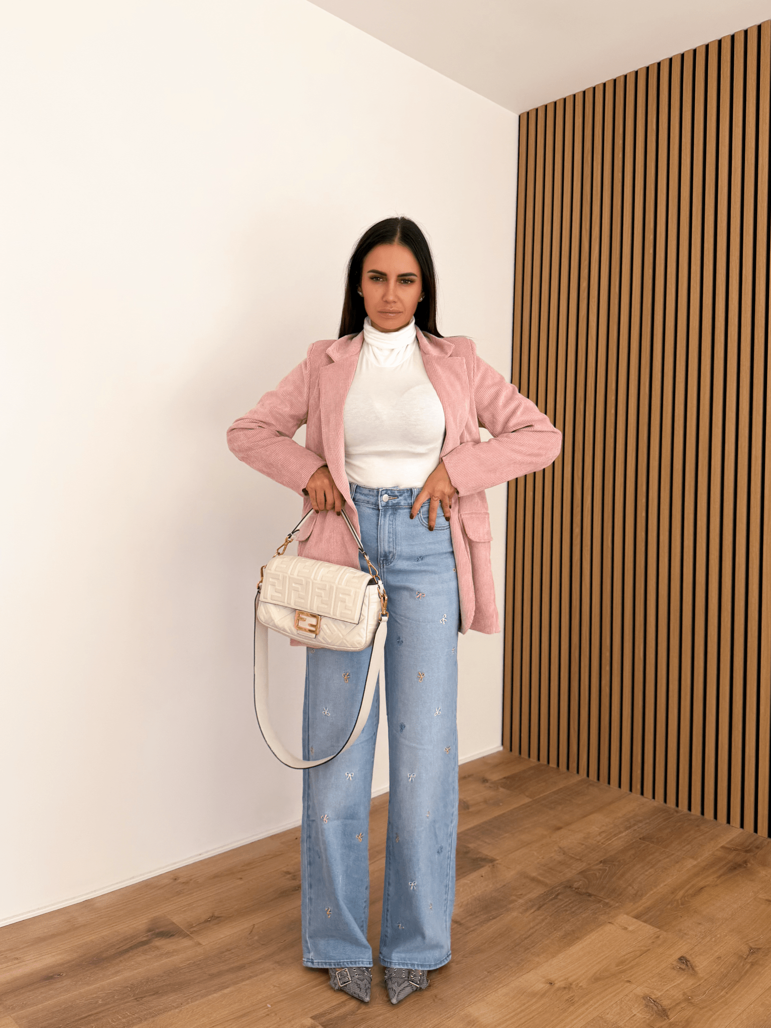 Blazer Velours - Rosa - SAINTH