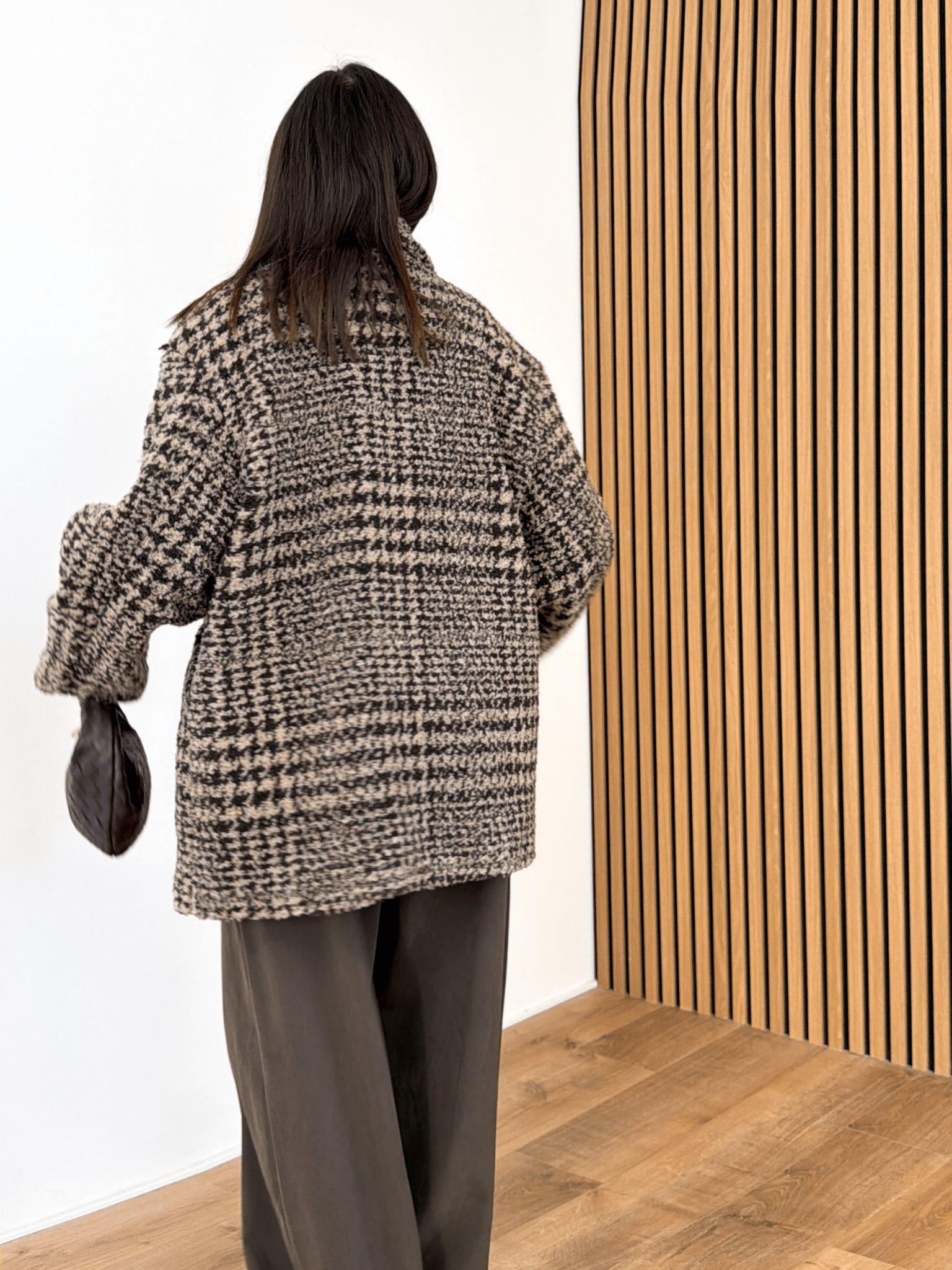 Cappotto Bouclè - Marrone - SAINTH