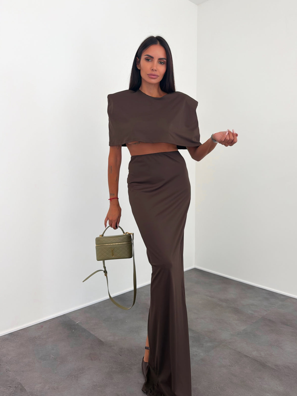Coordinato Silhouette - Marrone - SAINTH