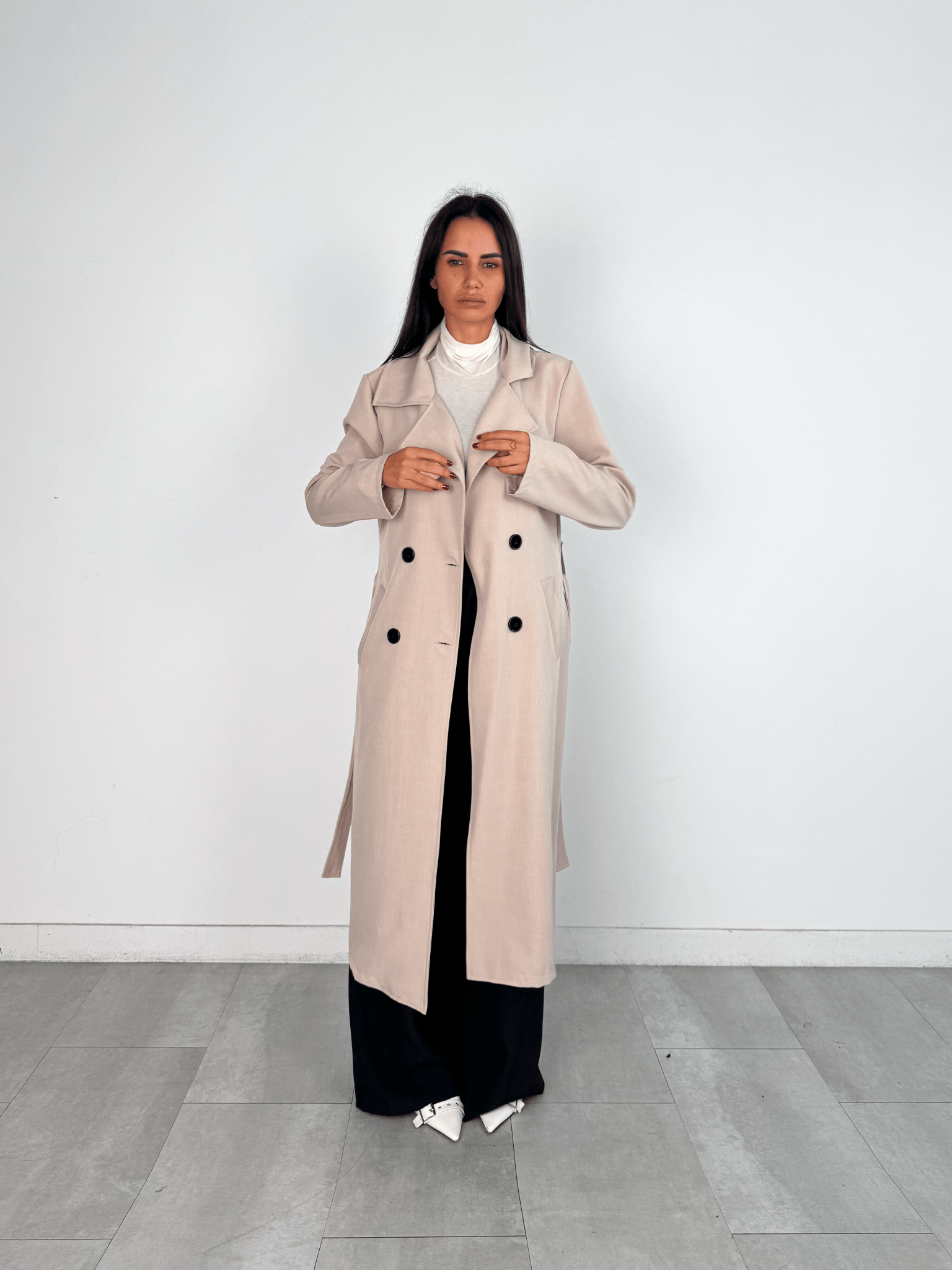Trench Aura - Beige - SAINTH