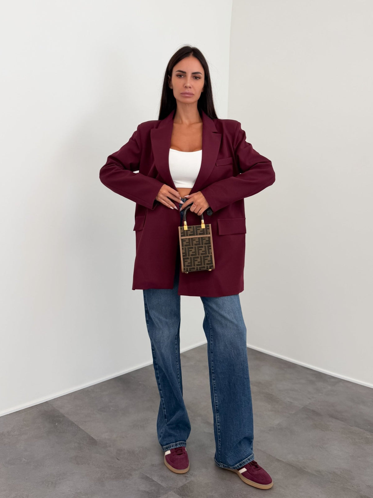 Blazer Strutturato Must - Bordeaux - SAINTH