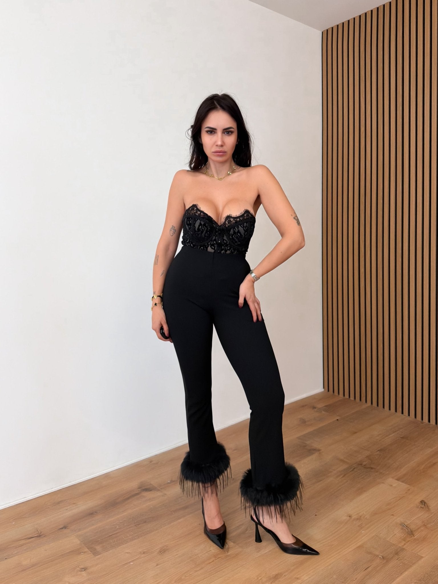 Pantalone Pelosino - Nero - SAINTH