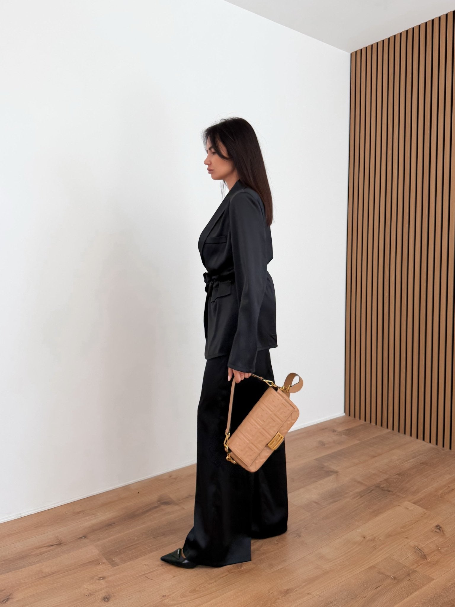 Coordinato Satin - Nero - SAINTH