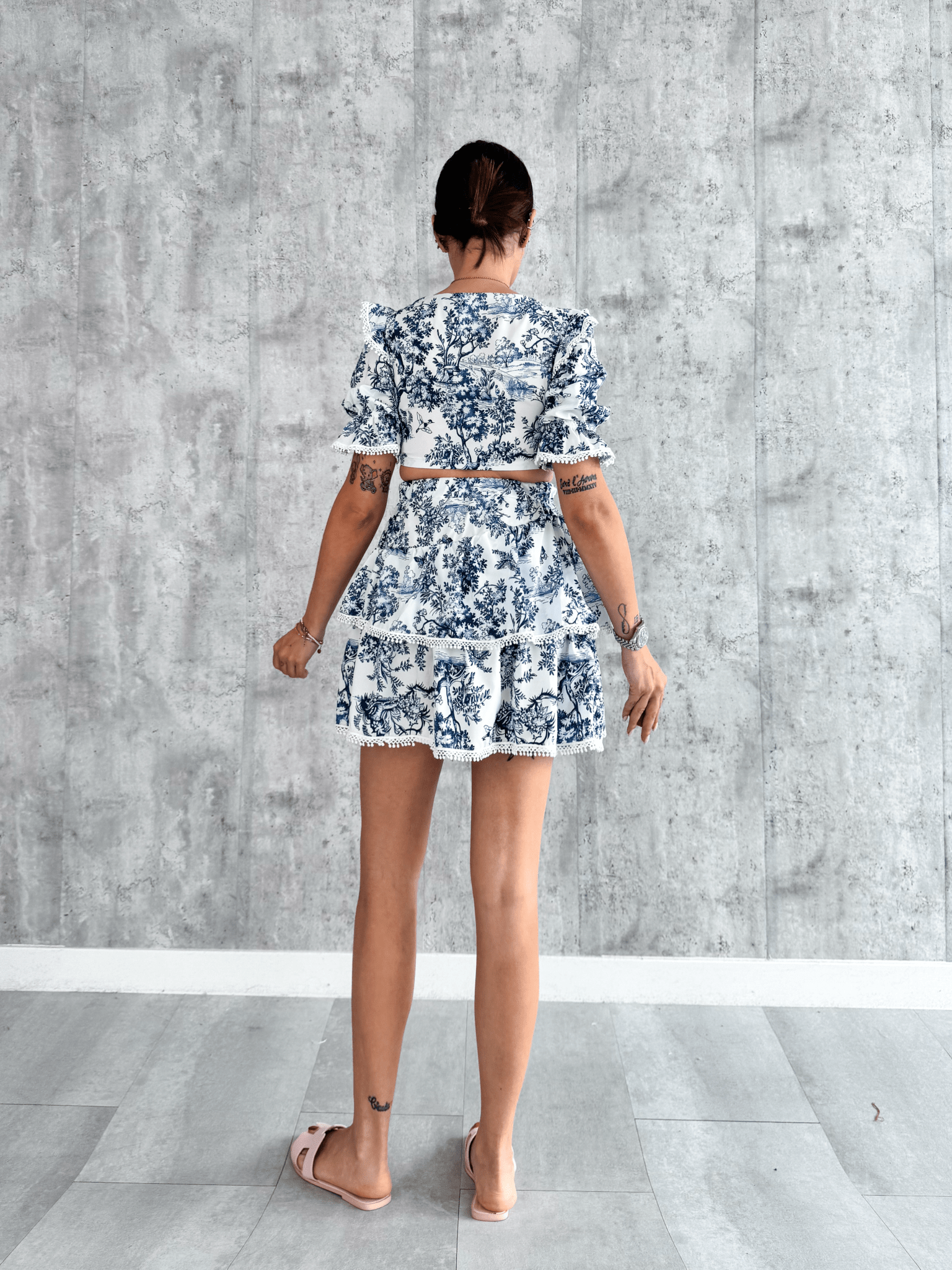 Completo Space - Bianco e Blu - SAINTH