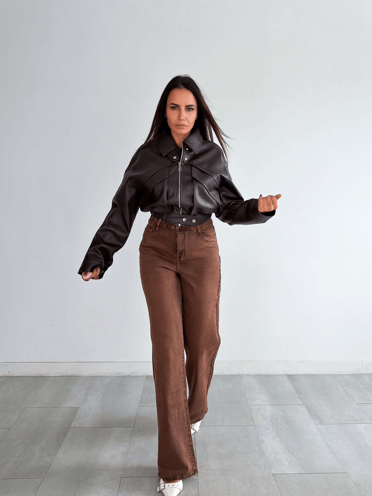 Biker Rockstar - Marrone - SAINTH