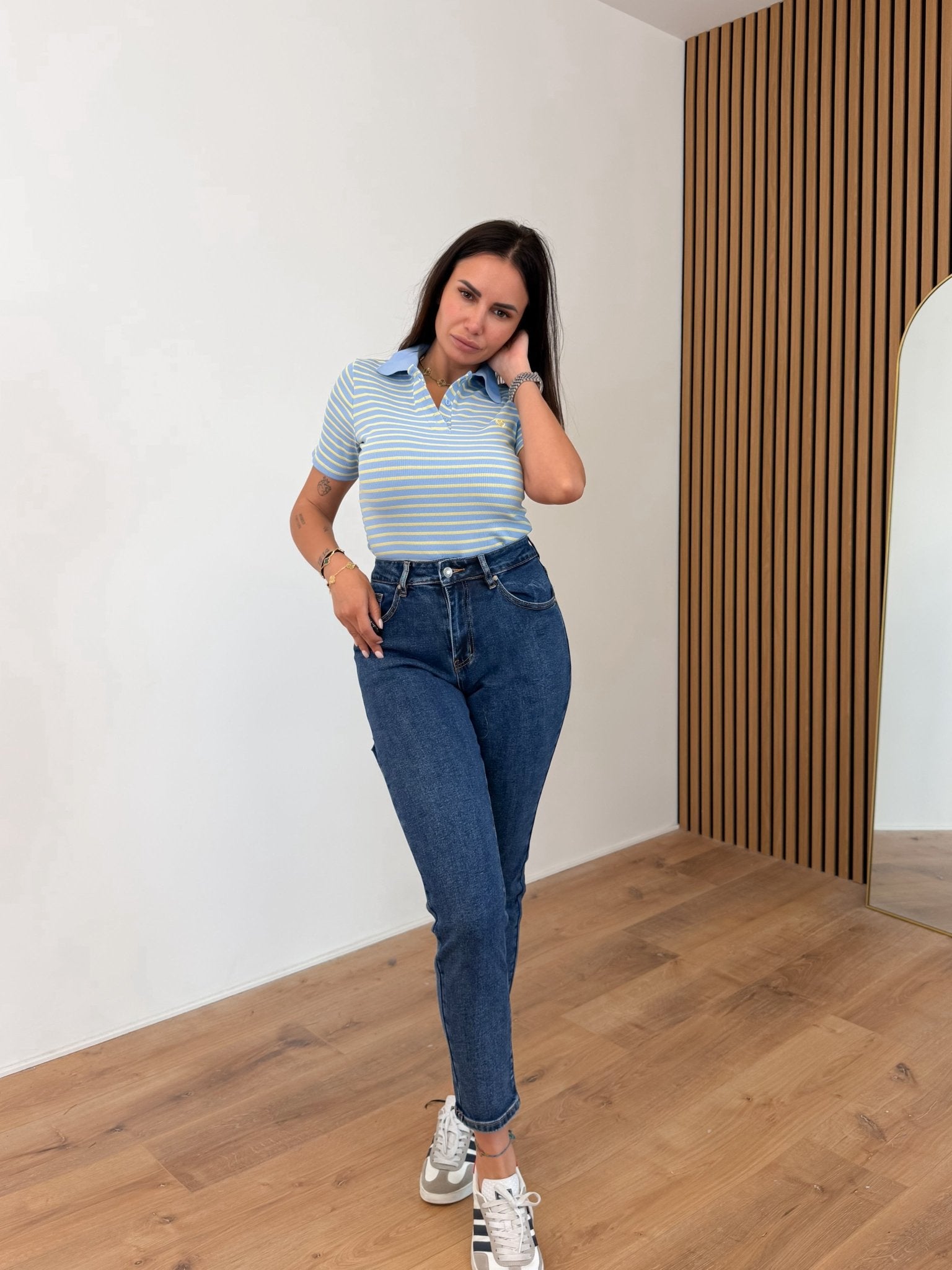 Polo Border - Azzurra - SAINTH