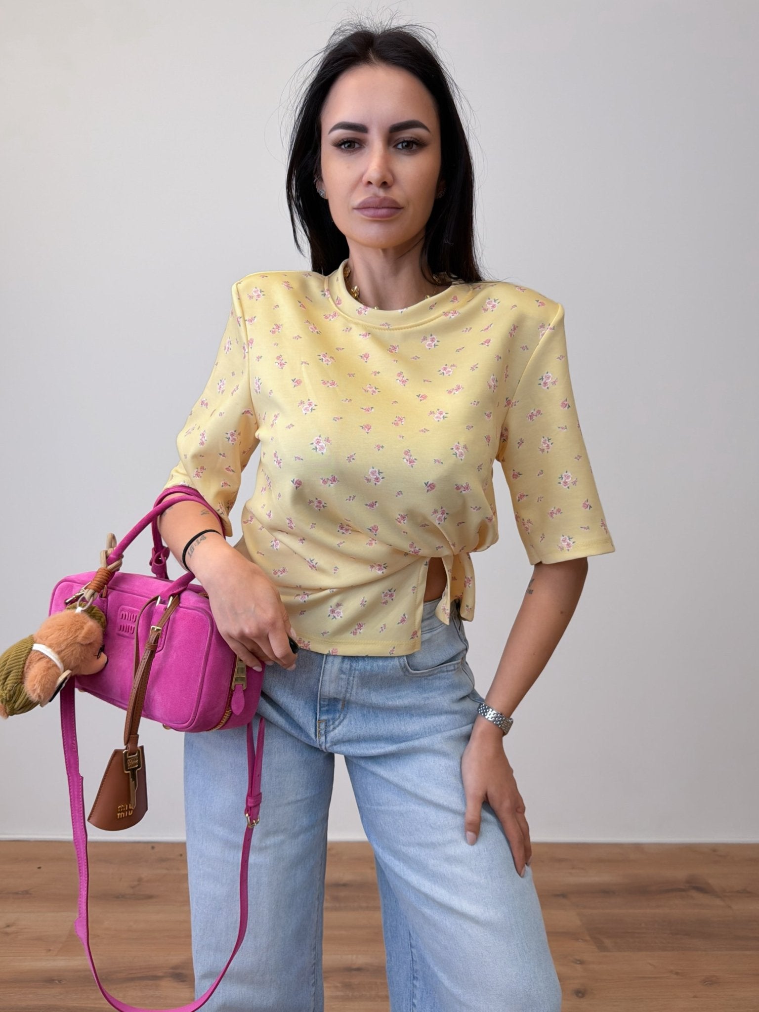 Maglietta Roses - Gialla - SAINTH