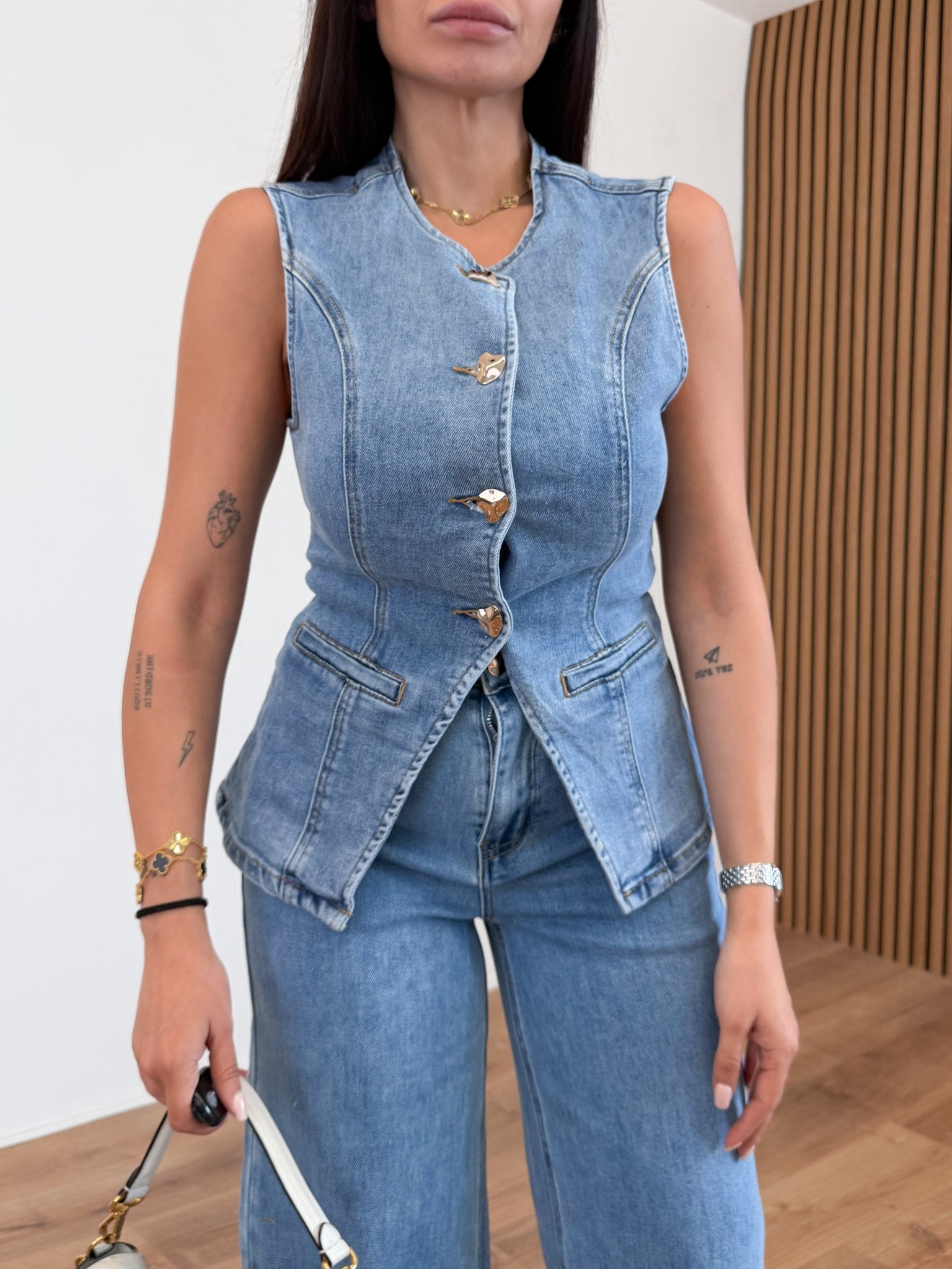 Coordinato YX559 - Denim - SAINTH