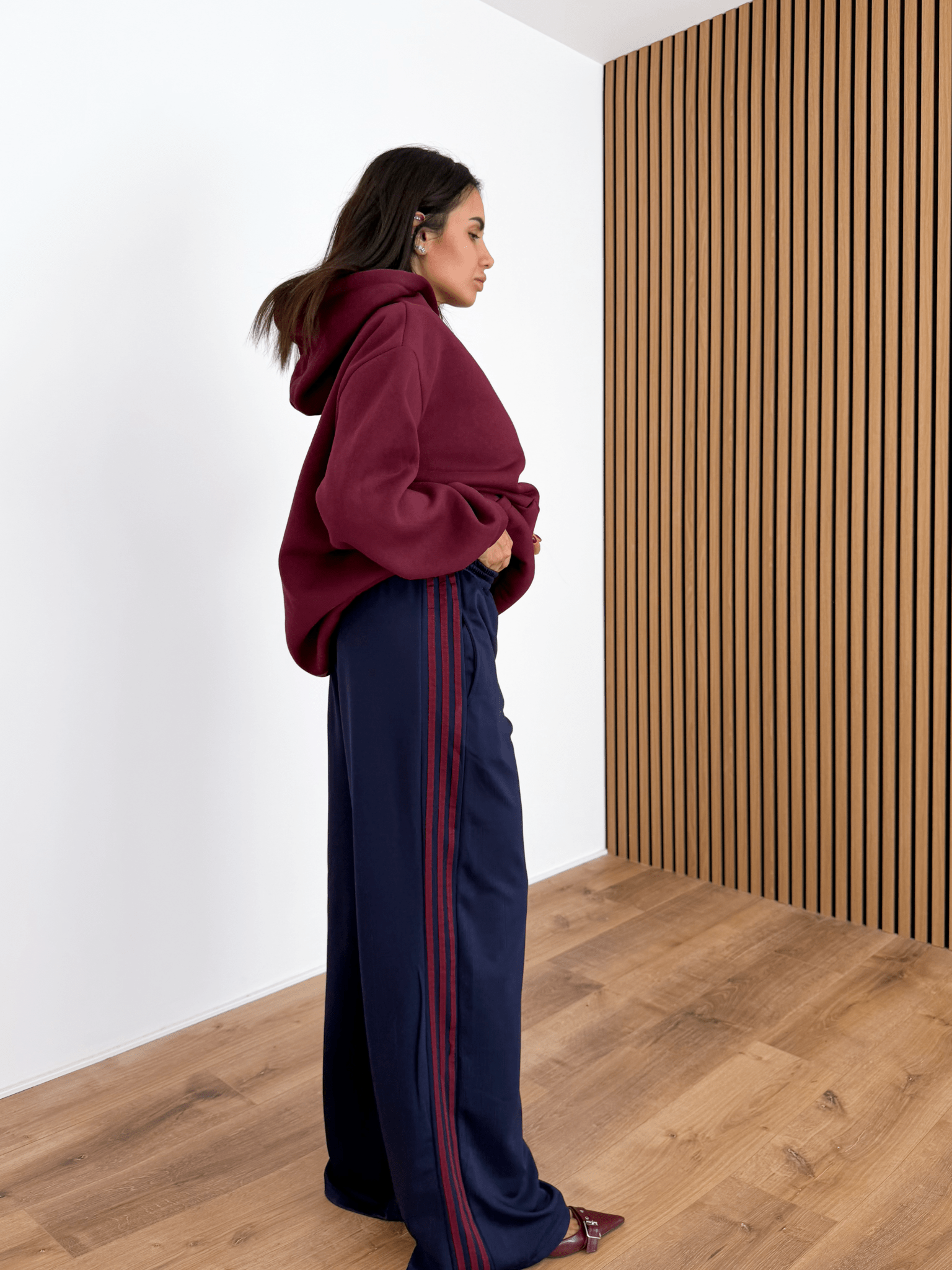 Pantalone Tuta Brasil - Blu e Bordeaux - SAINTH