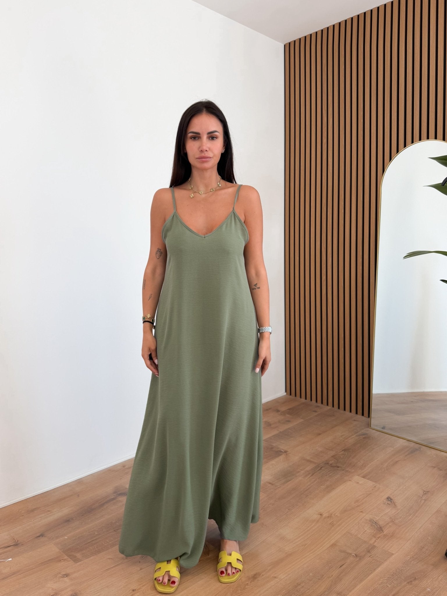 Abito Giorgina - Army Green - SAINTH