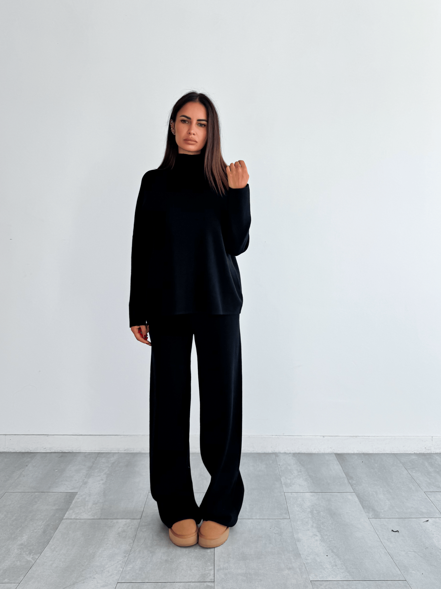 Coordinato Winter - Nero - SAINTH